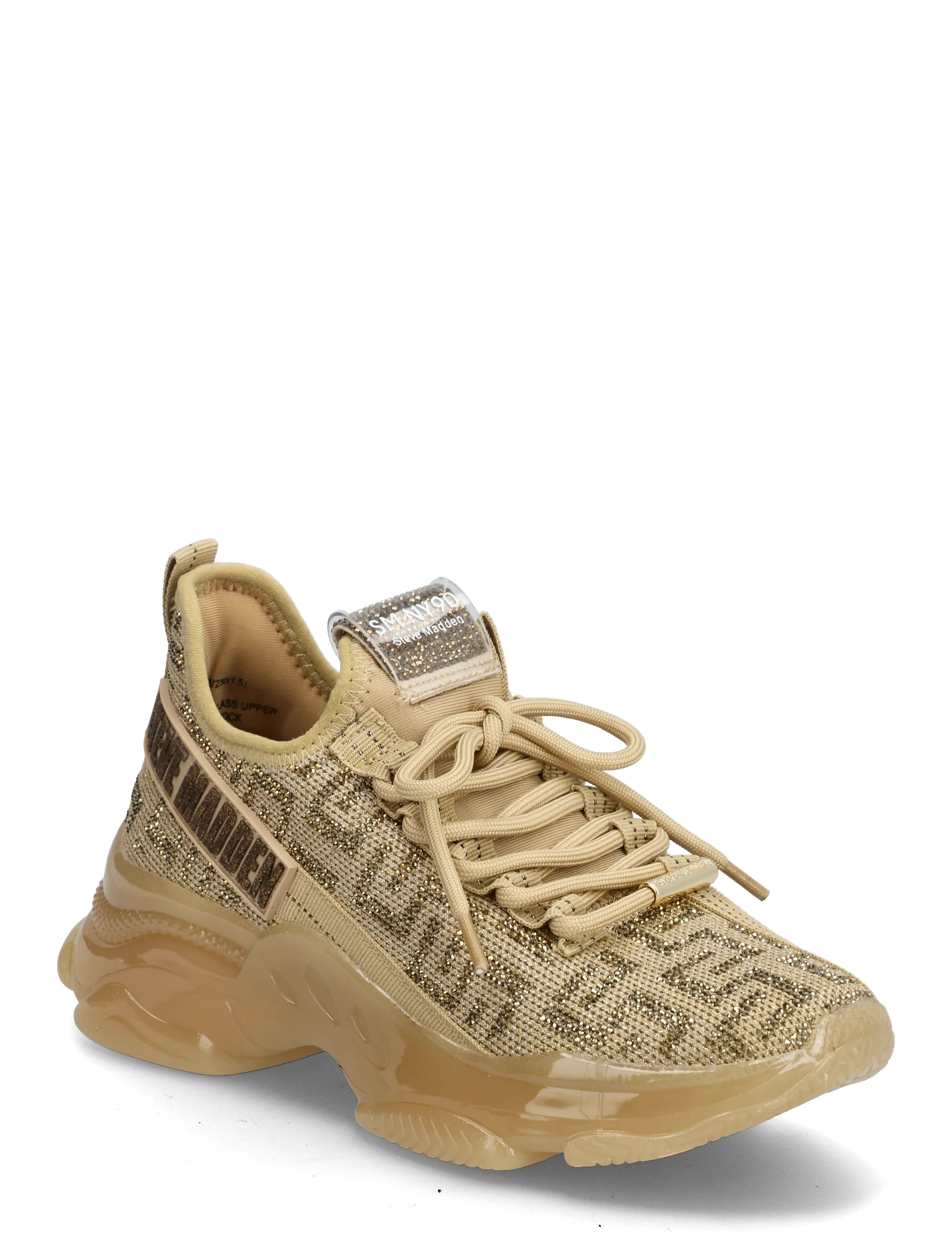 Steve Madden Maxout - Paksu tallaga tossud - GOLD / beige