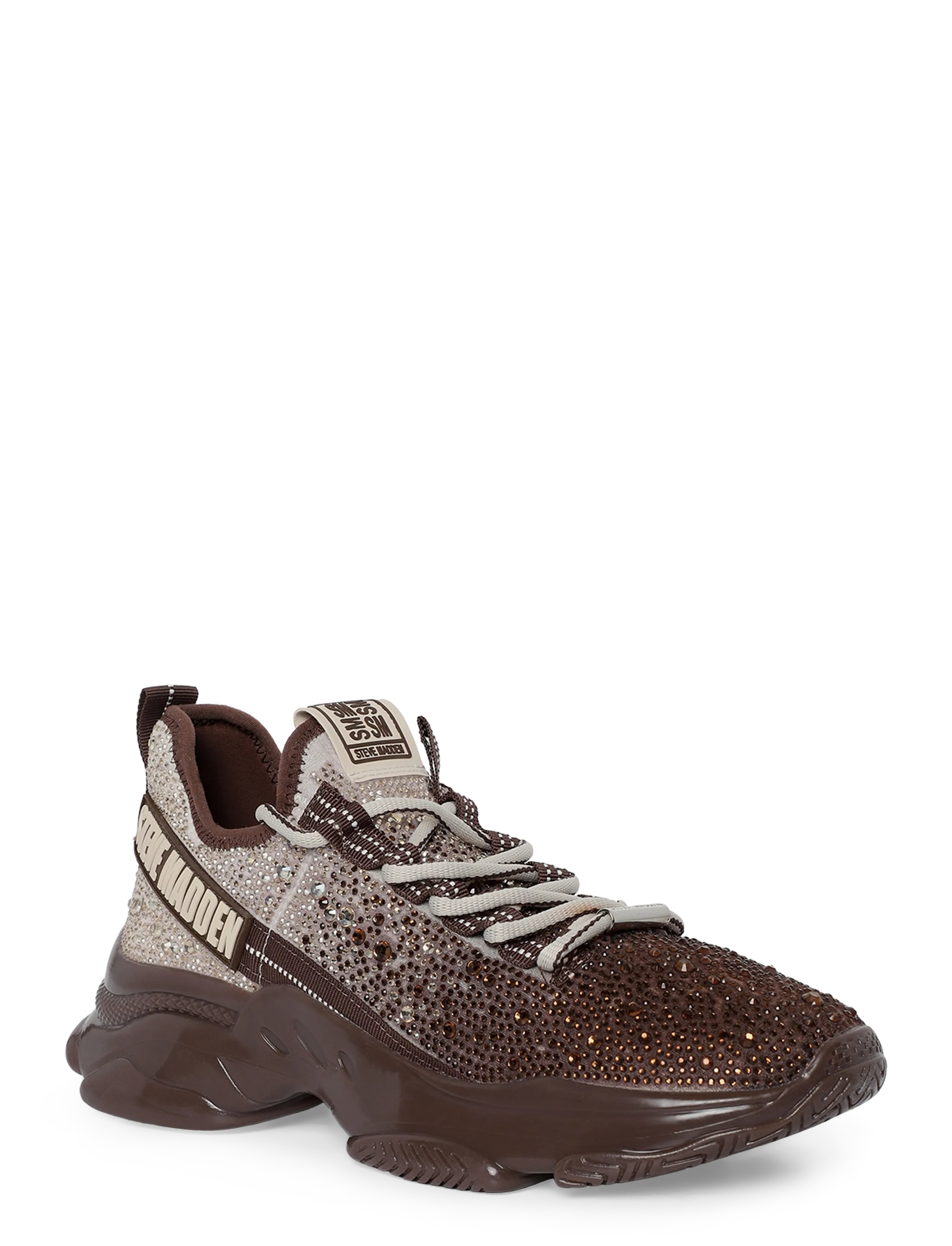 Steve Madden Mistica - Niedrige Sneaker - BRN/TAUPE / brown