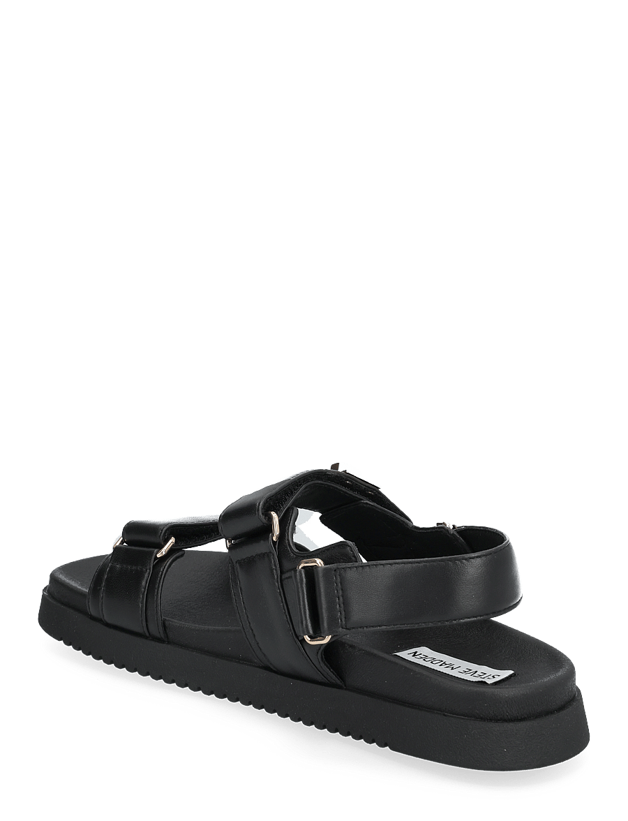 Steve Madden - Mona Sandal - flache sandalen - black leather - 2