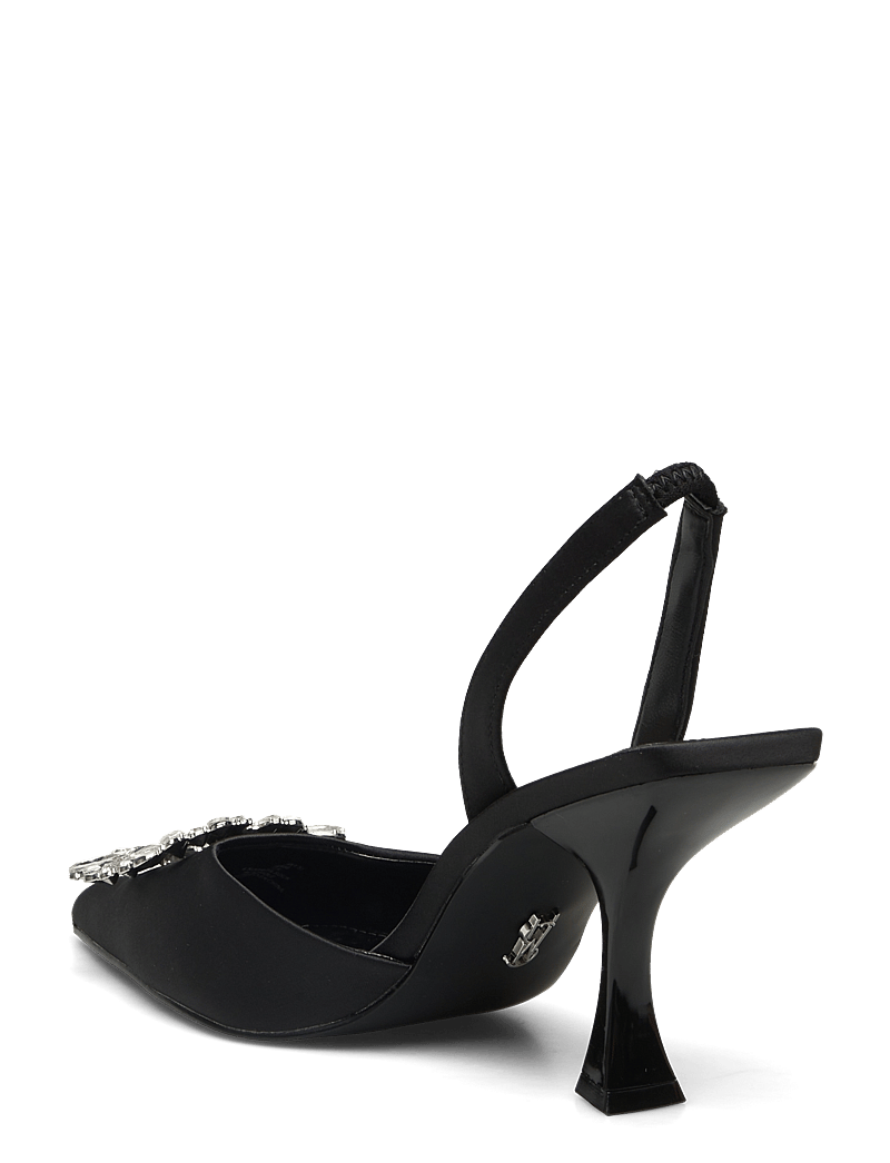 Steve Madden - Neala - slingbacks med hæle - black satin - 2