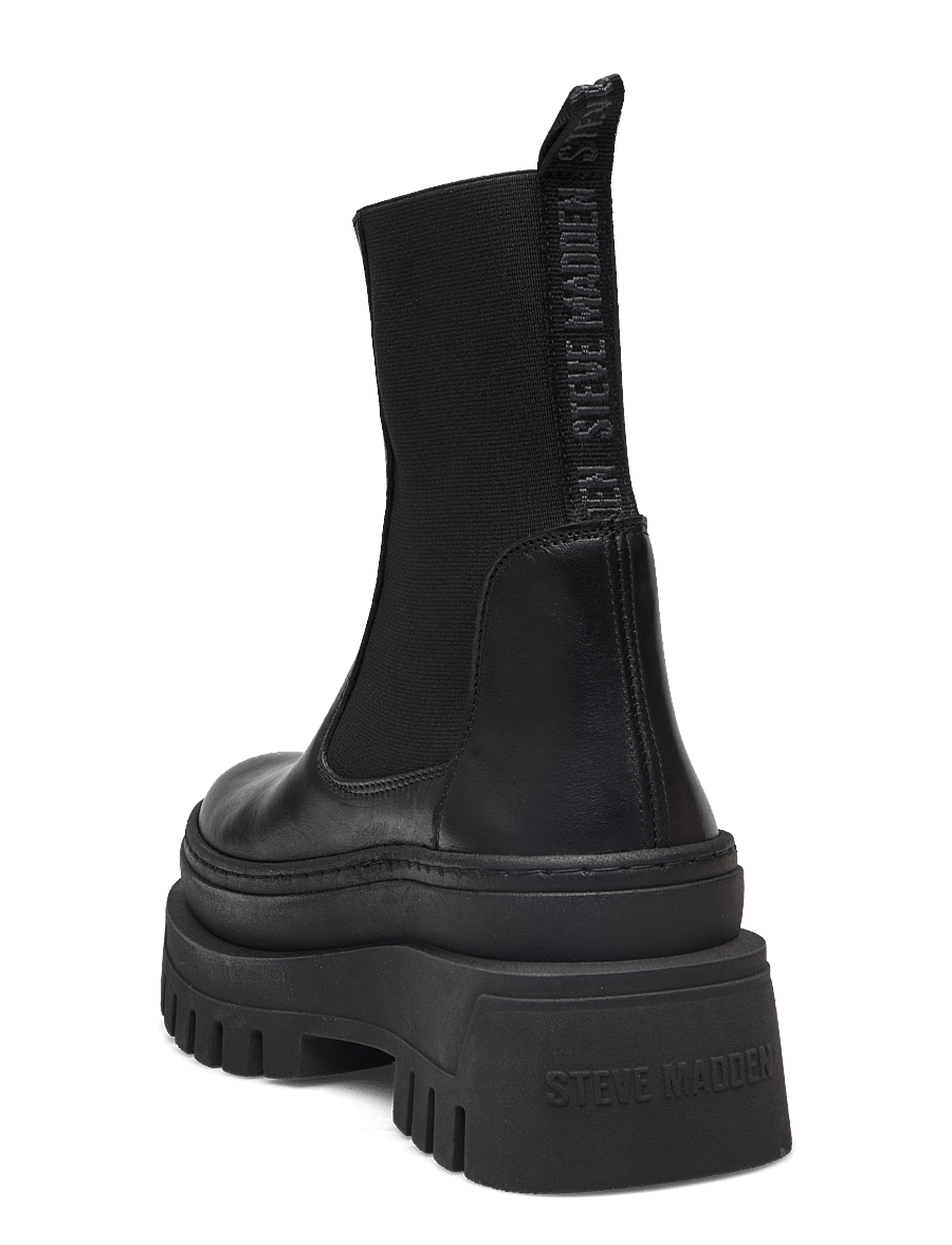 Steve Madden - Cassandra - chelsea-saapad - black leather - 2