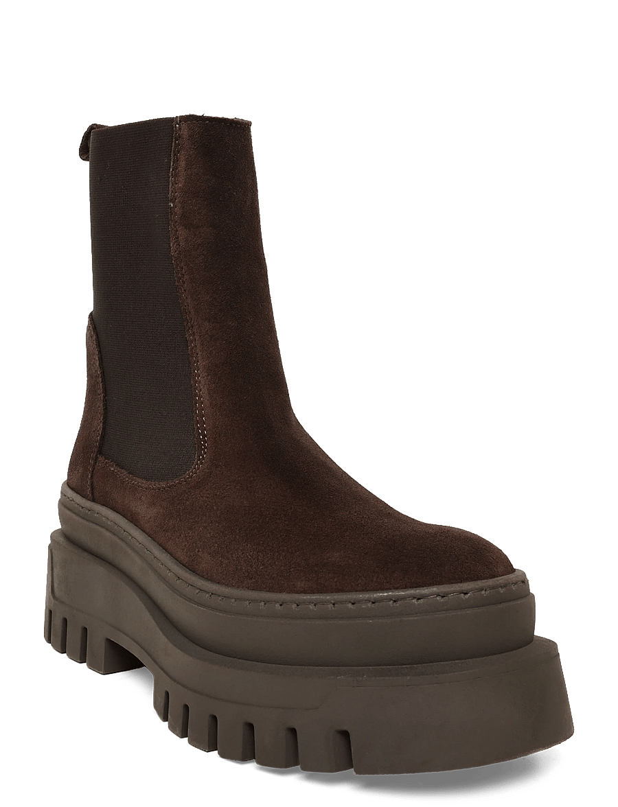 Steve Madden - Cassandra - stövlar - chocolate brown suede - 0
