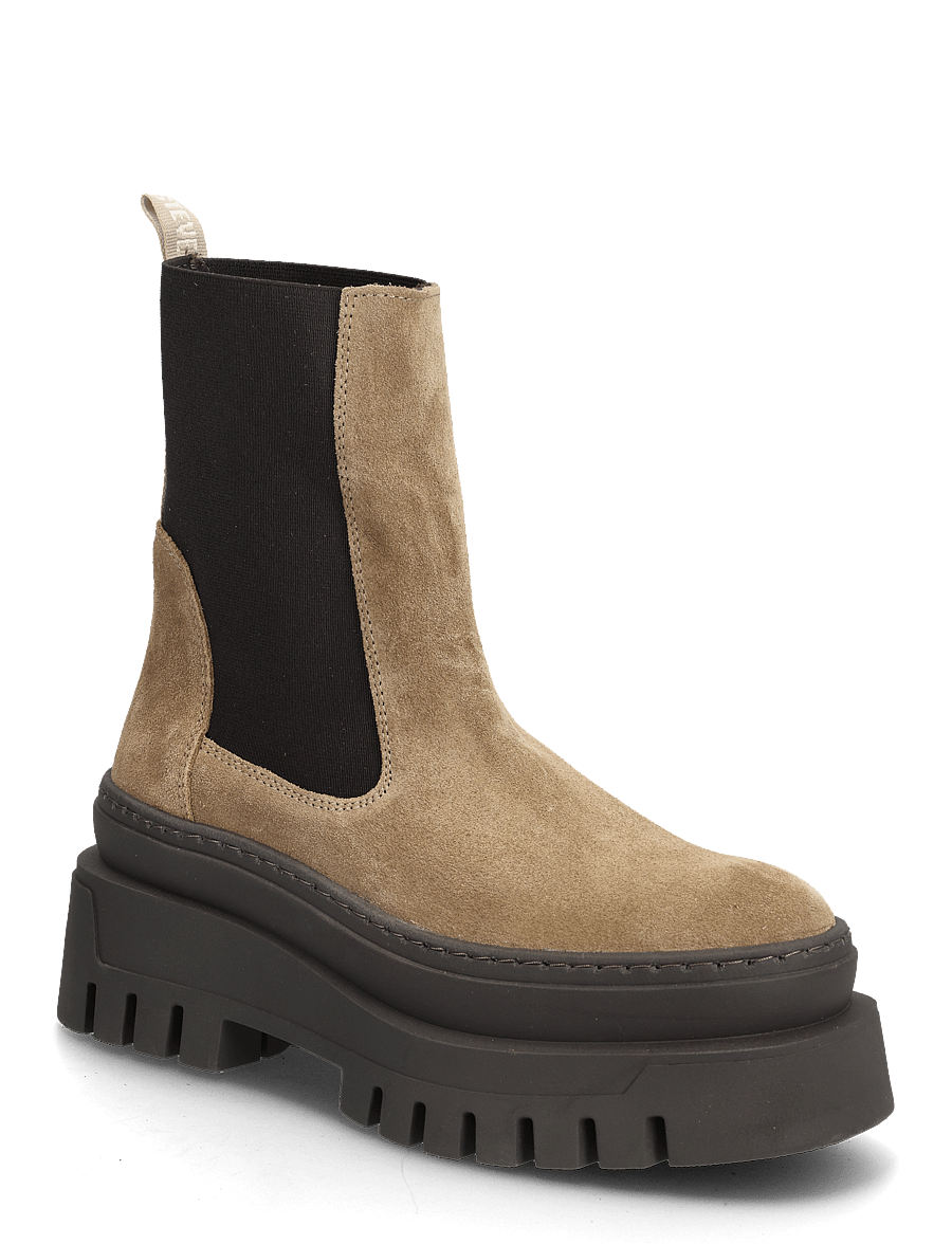 Steve Madden - Cassandra - chelsea støvler - taupe suede - 0