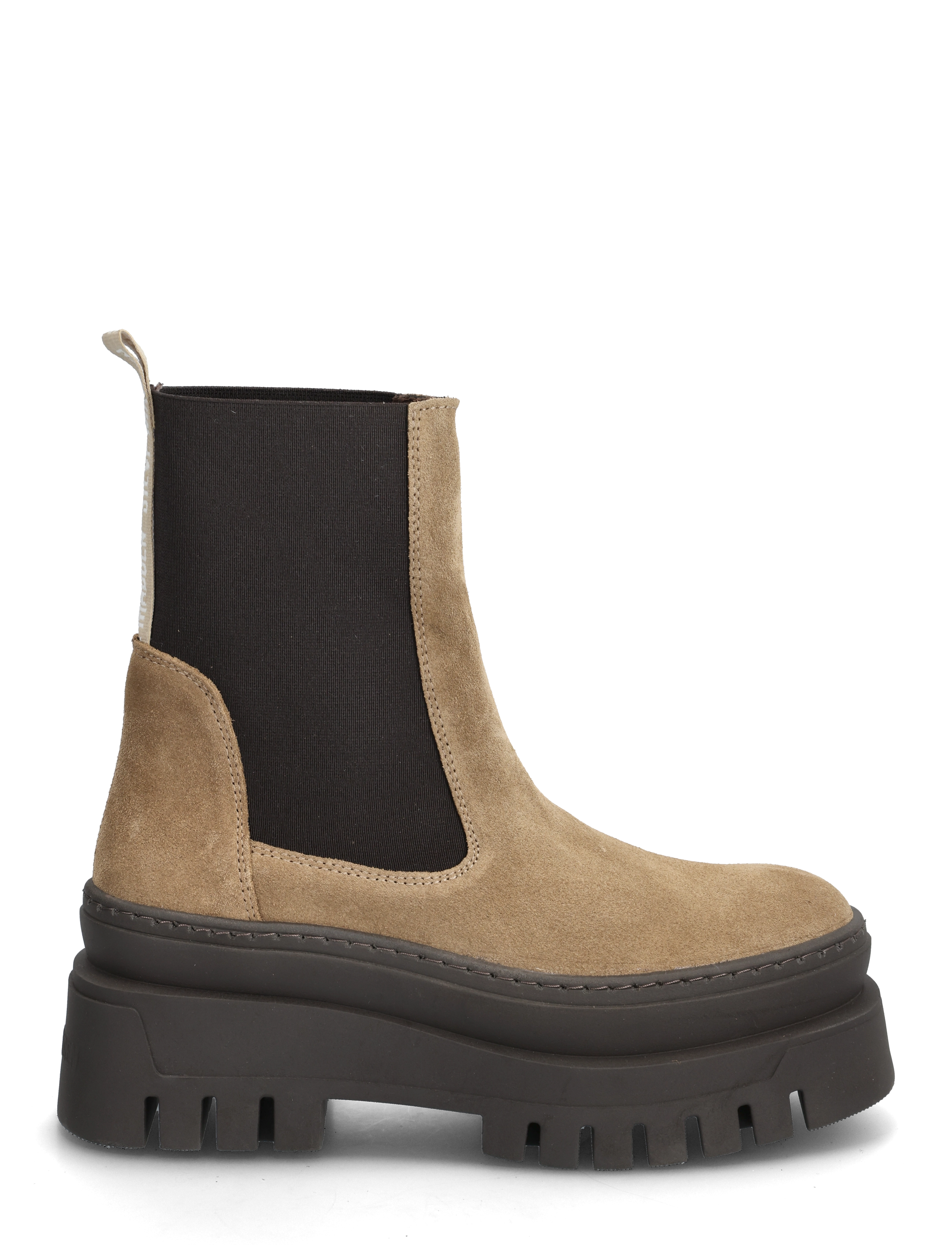 Steve Madden - Cassandra - chelsea boots - taupe suede - 1