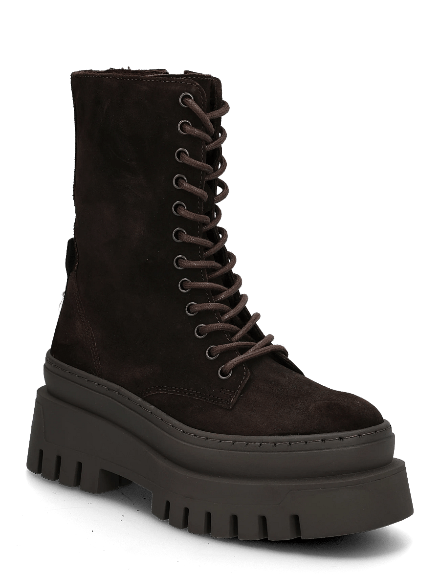 Steve Madden - Coast - snørestøvler - chocolate brown suede - 0