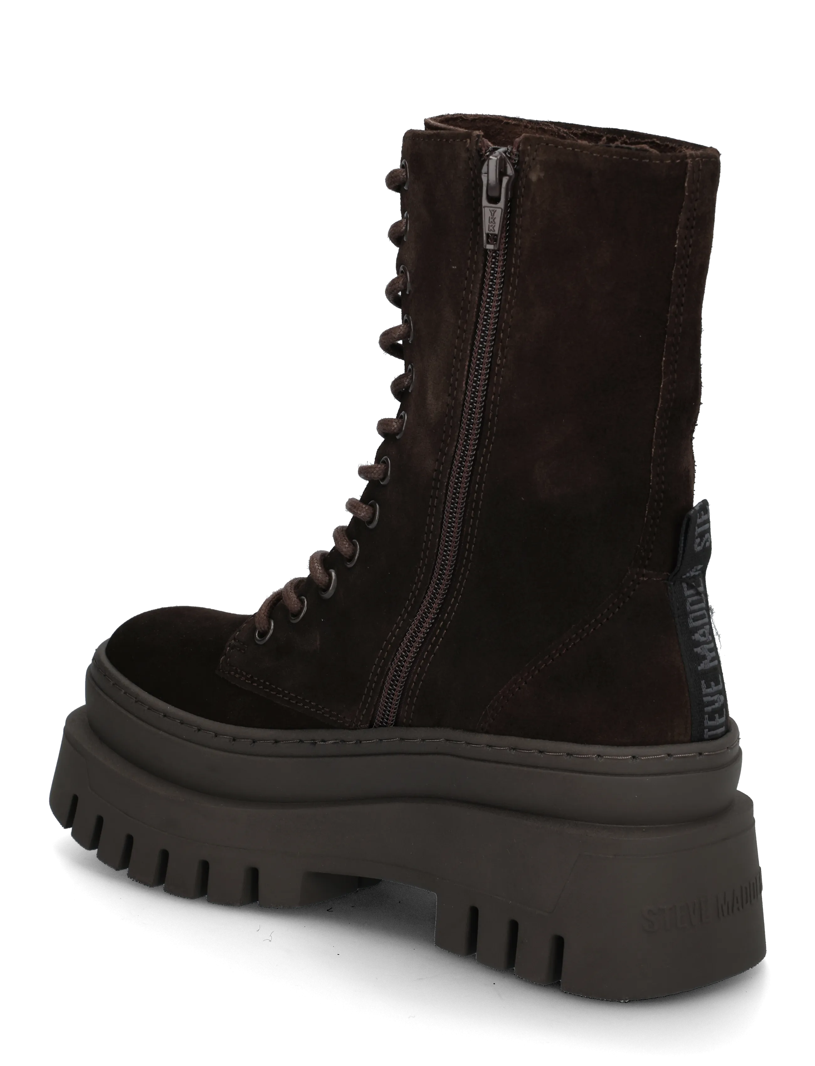 Steve Madden - Coast - snørestøvler - chocolate brown suede - 1
