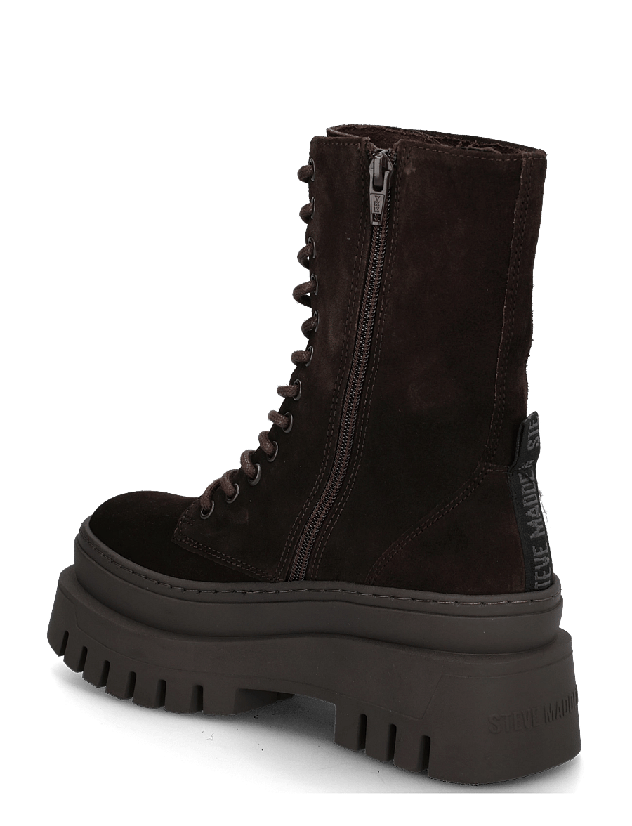 Steve Madden - Coast - paeltega saapad - chocolate brown suede - 1