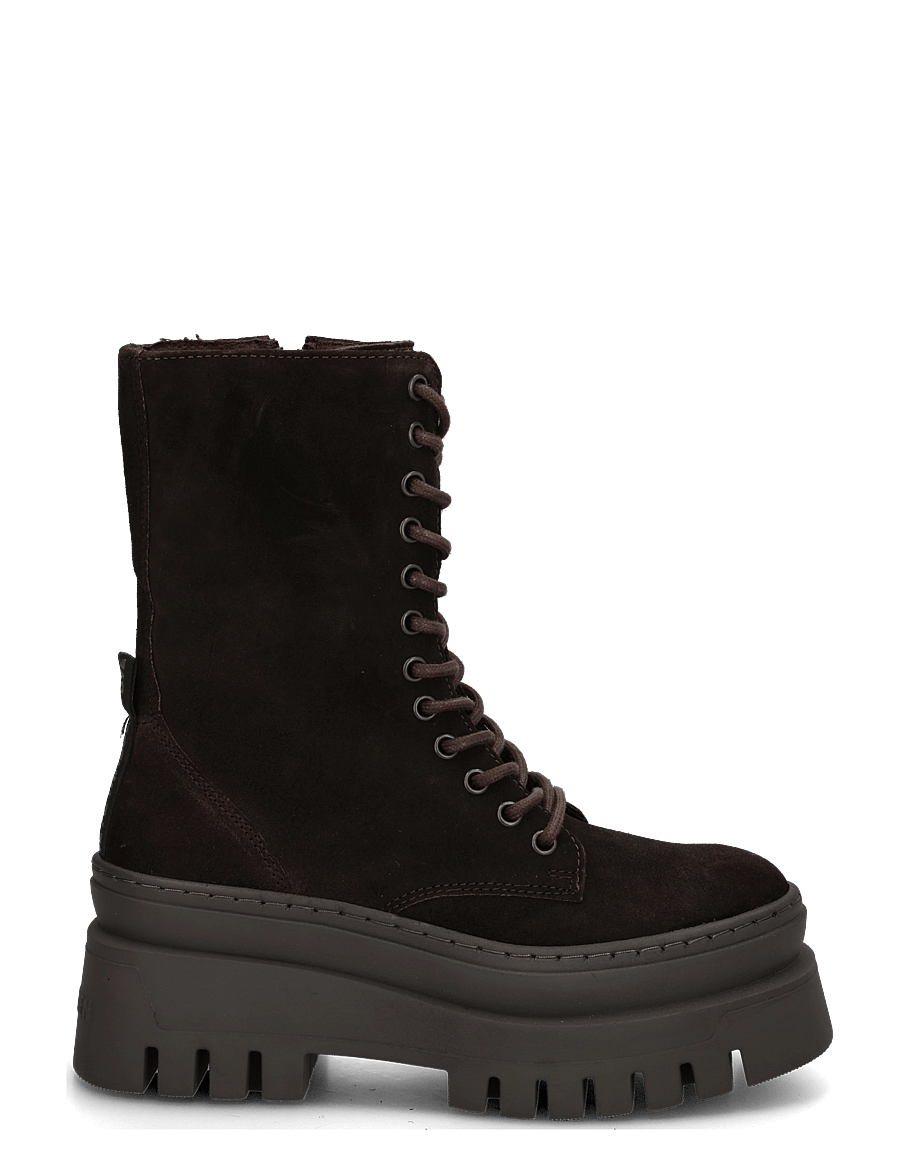 Steve Madden - Coast - laced boots - chocolate brown suede - 1