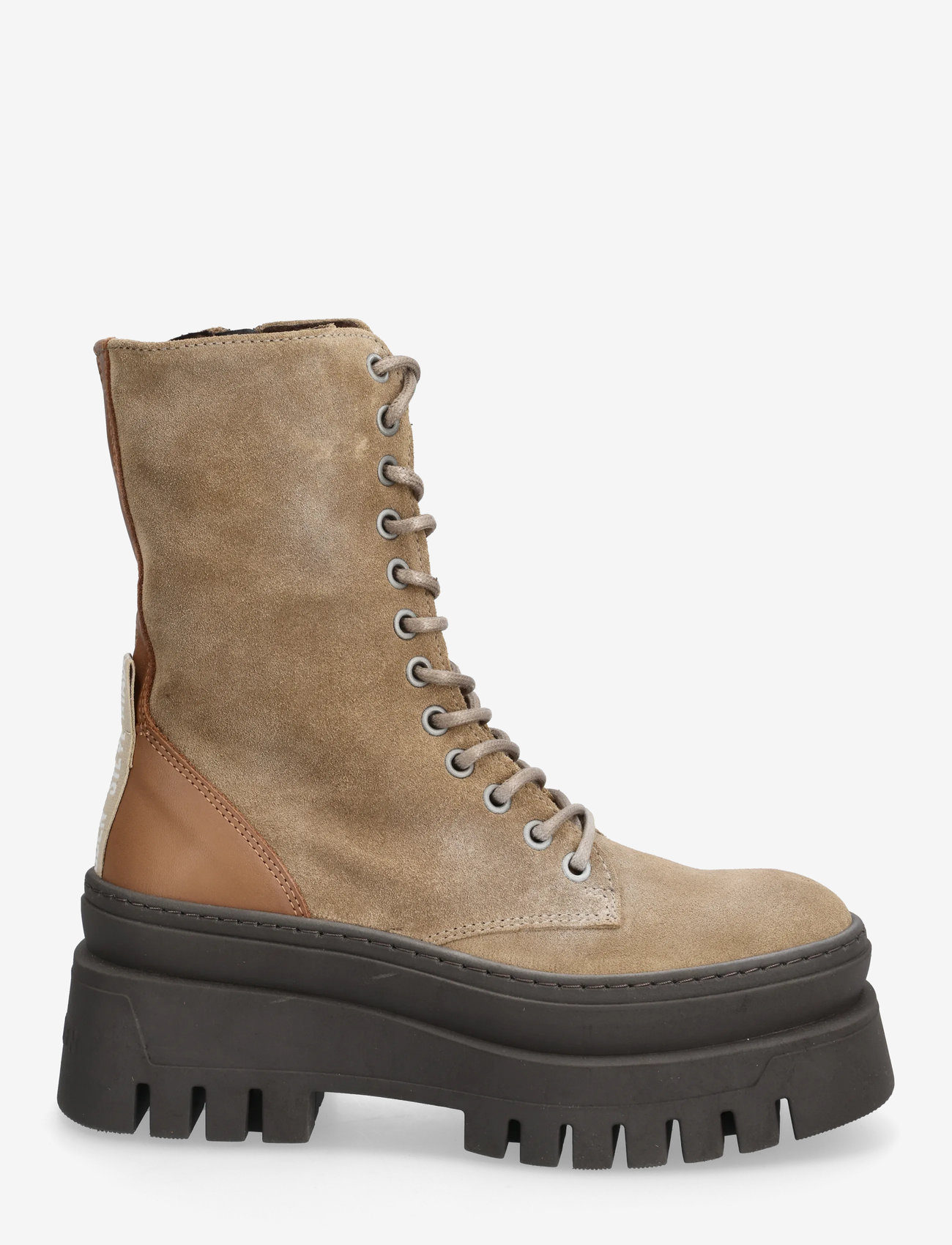 Steve Madden - Coast - geschnürte stiefel - taupe suede - 1