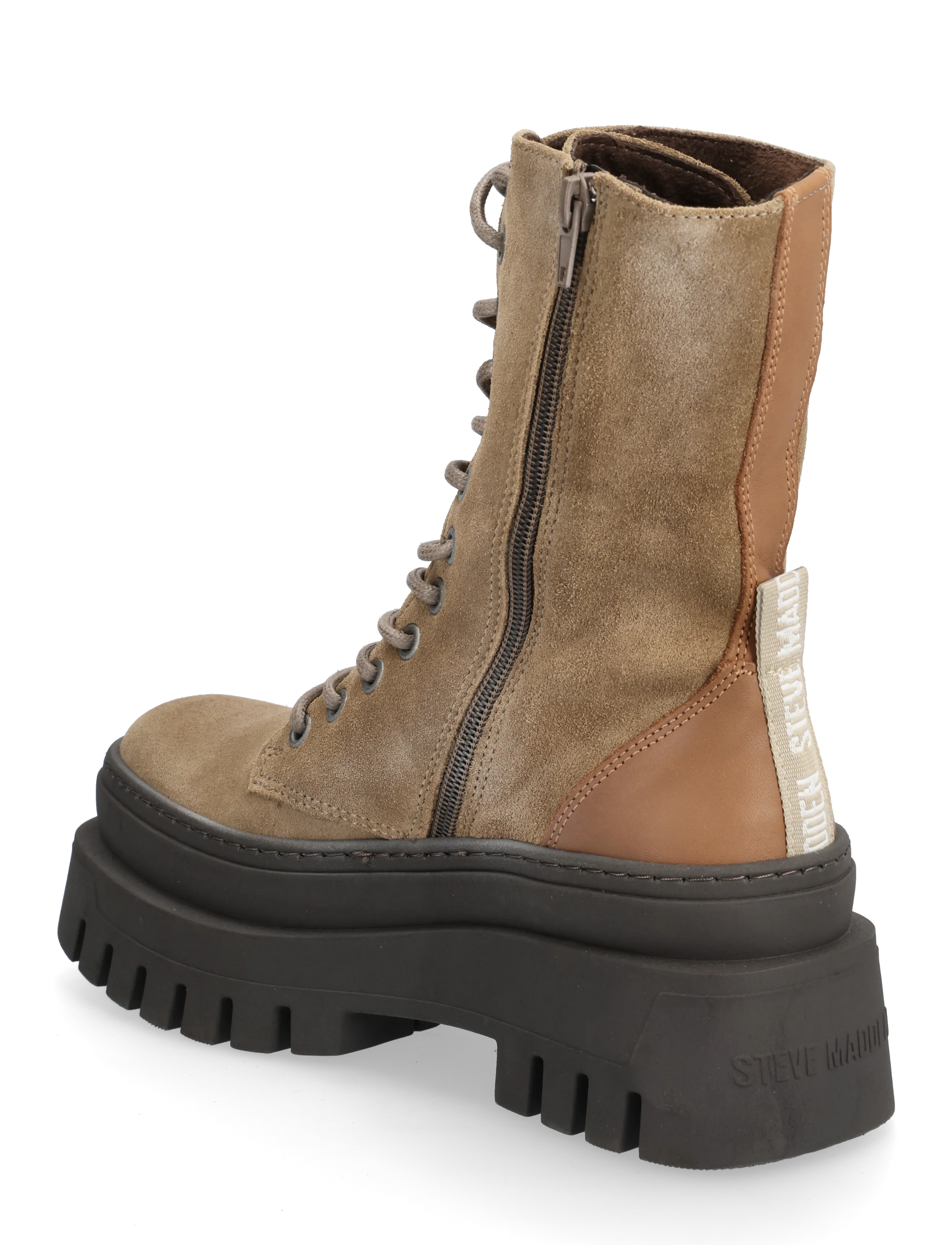 Steve Madden - Coast - snørestøvler - taupe suede - 2