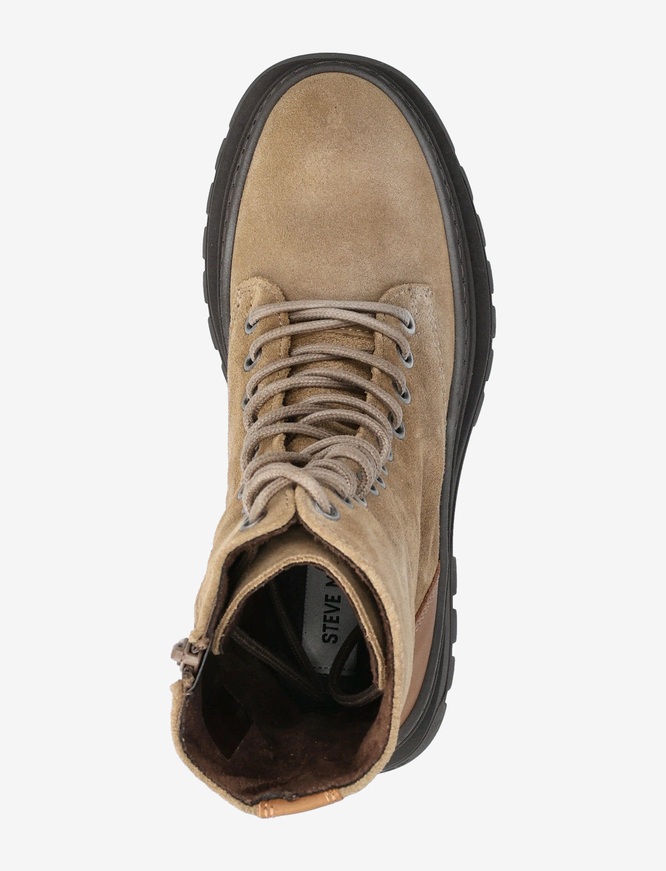 Steve Madden - Coast - geschnürte stiefel - taupe suede - 3