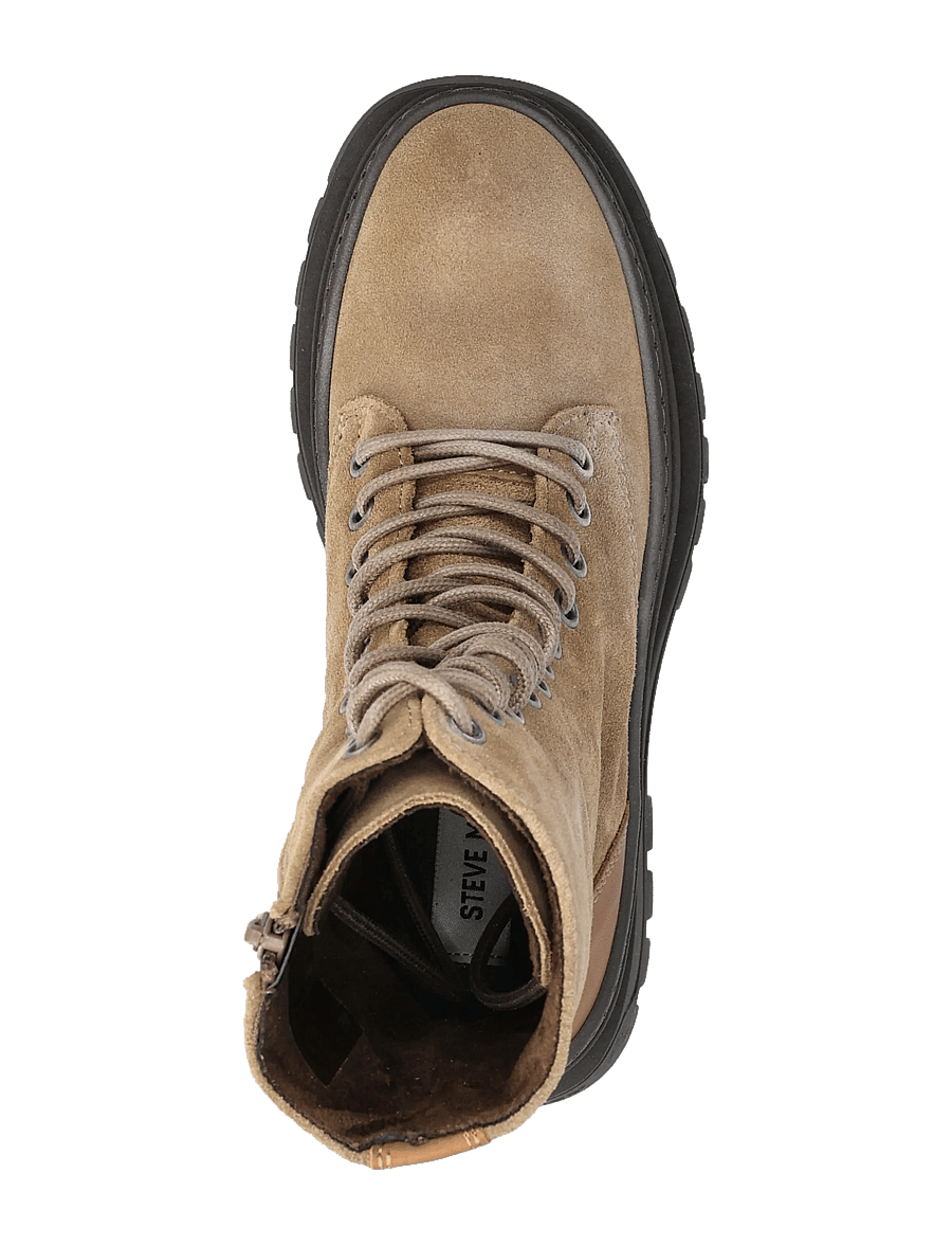 Steve Madden - Coast - geschnürte stiefel - taupe suede - 3