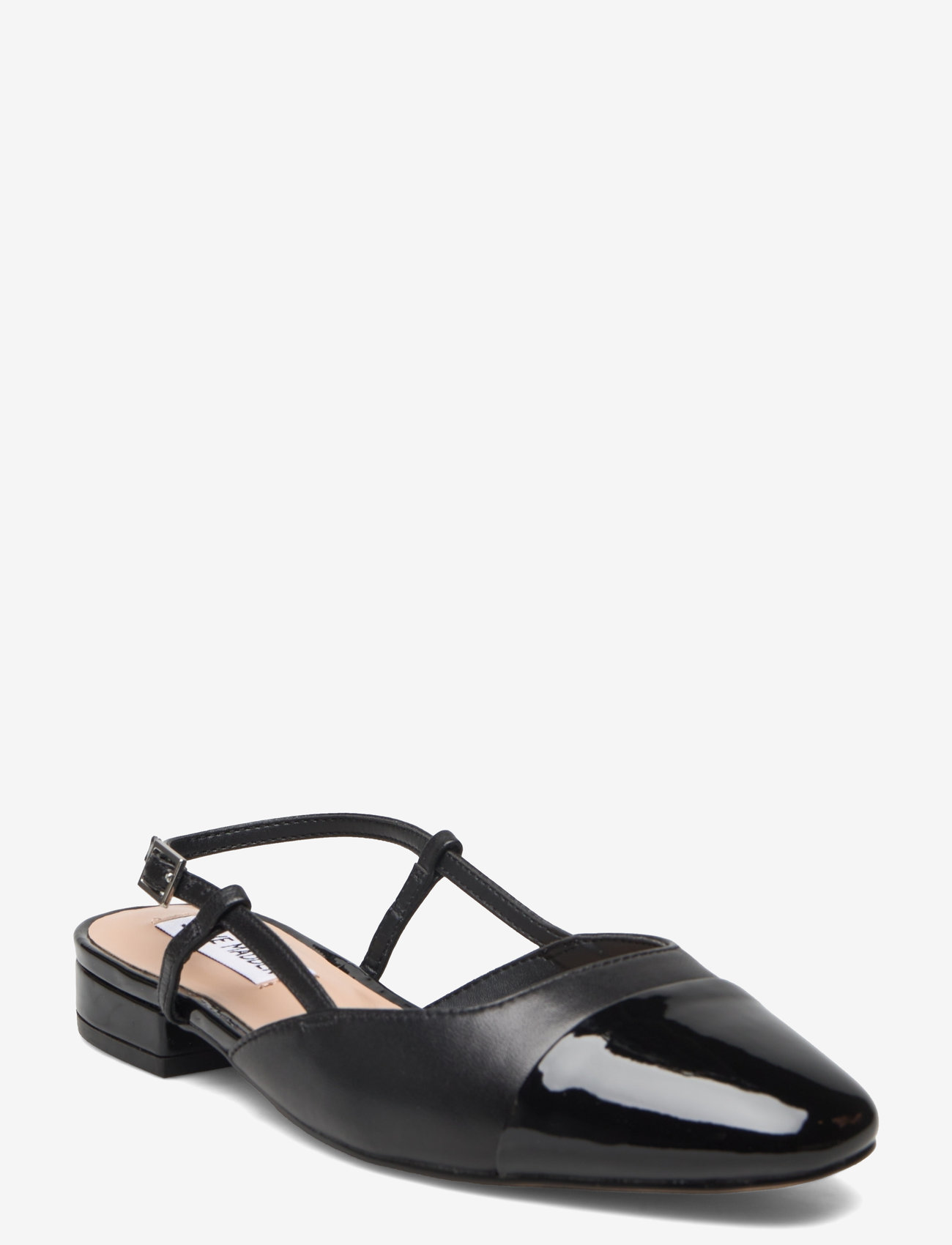 Steve Madden - Belinda - platta slingbacks - black leather - 0