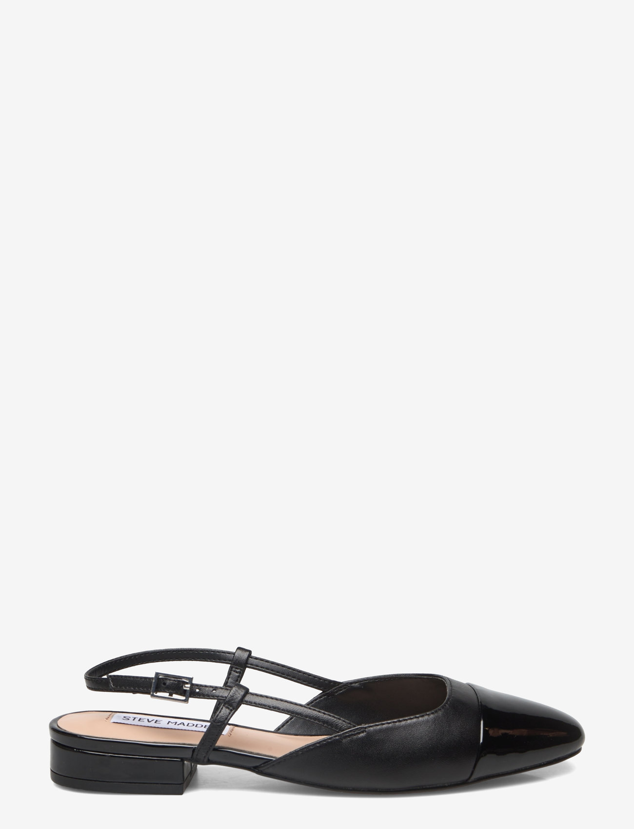Steve Madden - Belinda - platta slingbacks - black leather - 1
