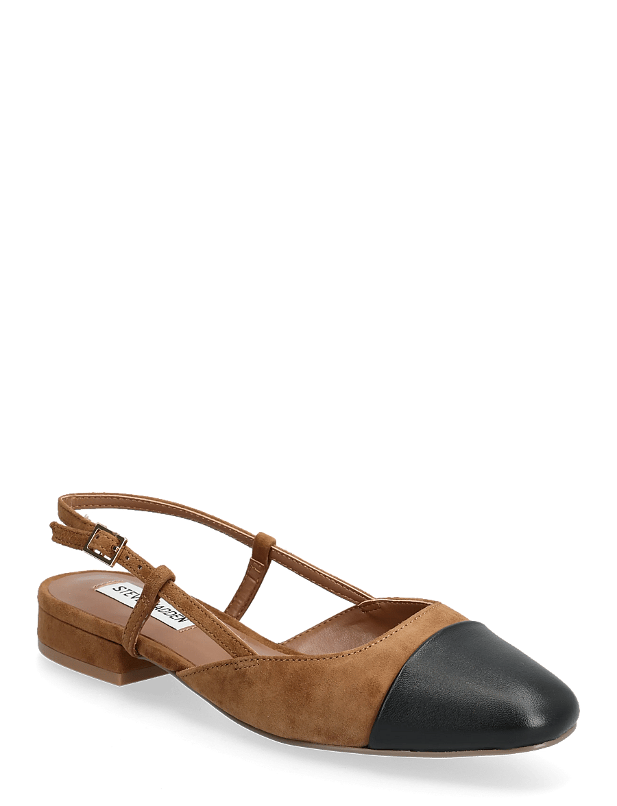 Steve Madden - Belinda Ballerina - konfirmation - dk chestnut blk - 0