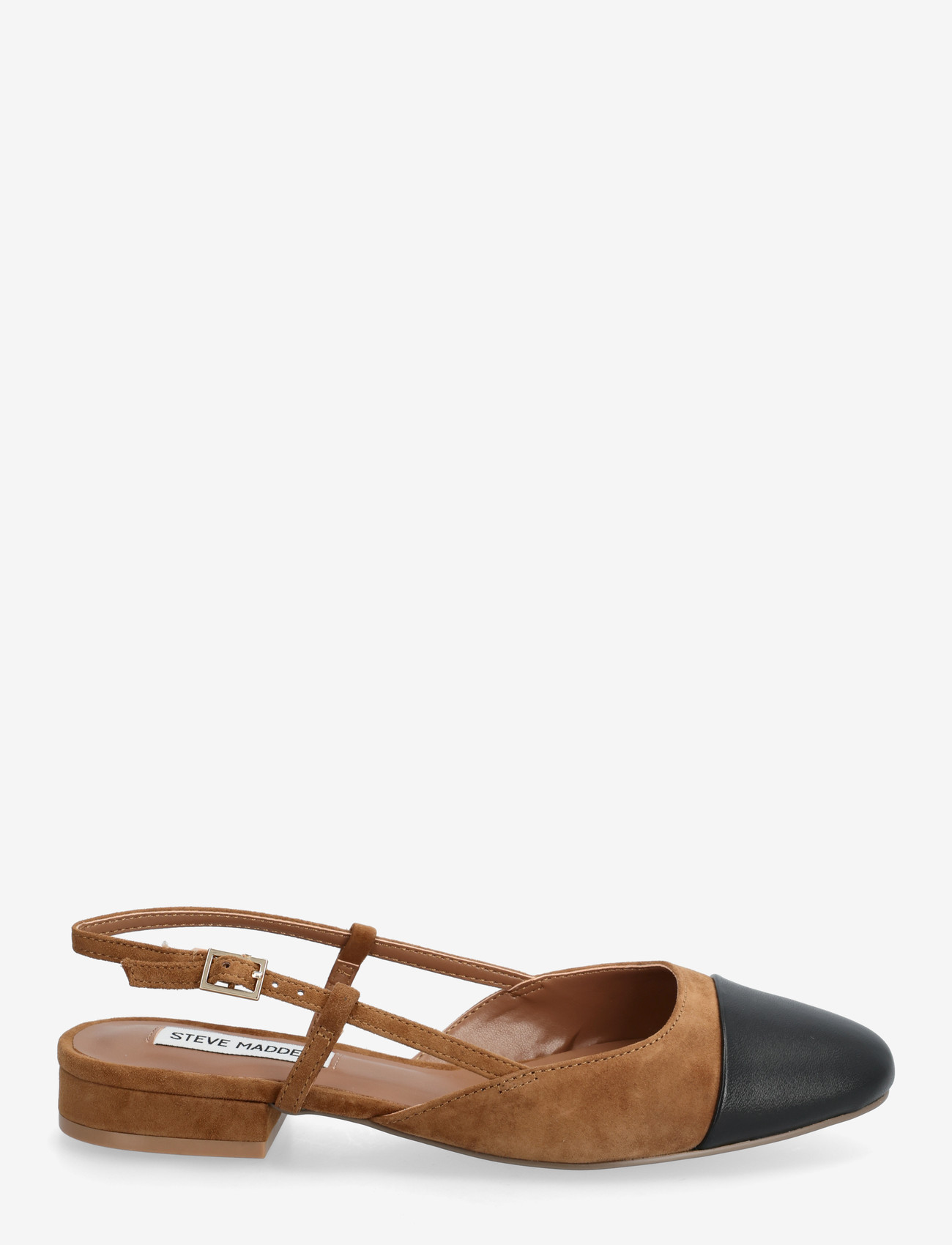 Steve Madden - Belinda - platta slingbacks - dk chestnut blk - 1