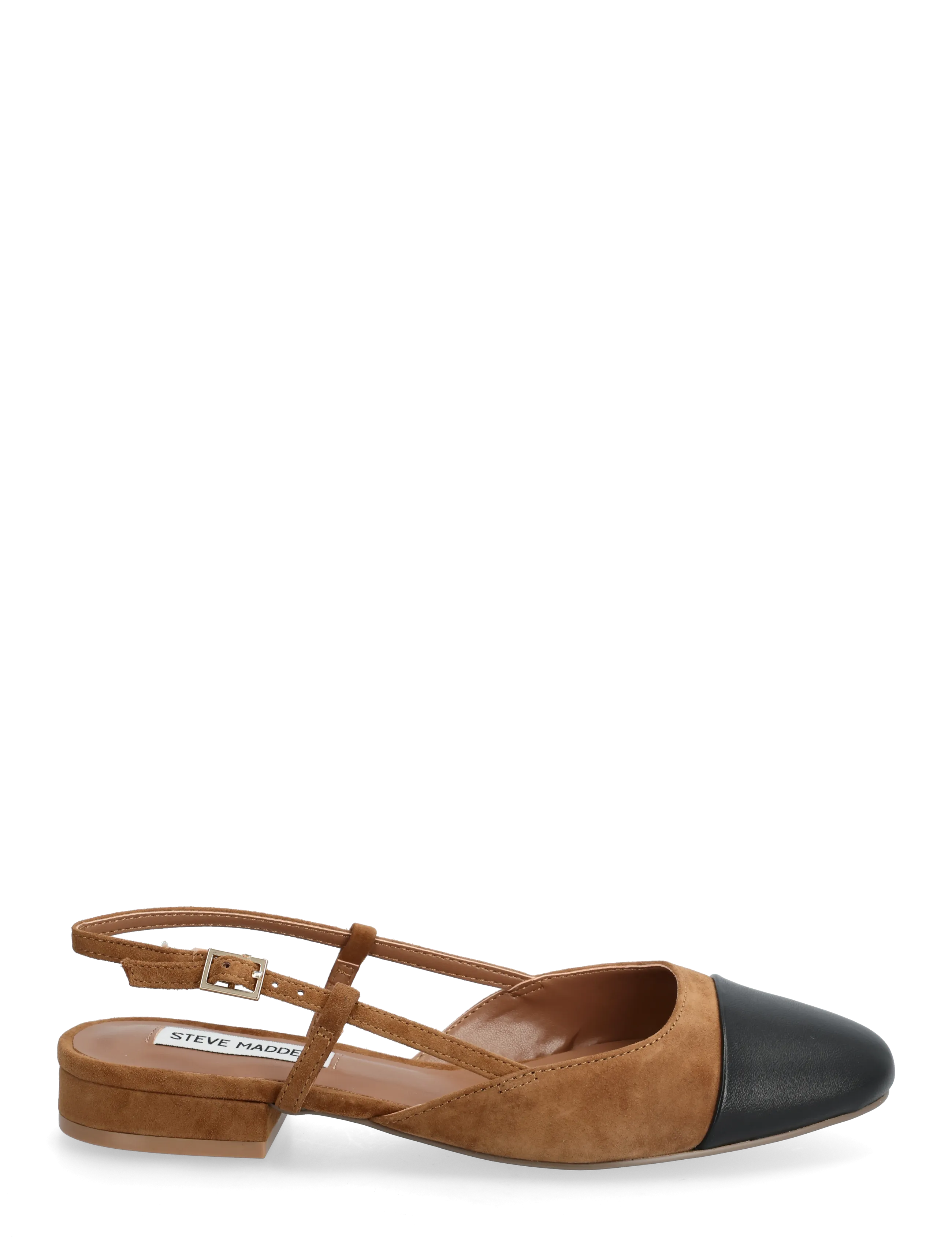 Steve Madden - Belinda Ballerina - konfirmation - dk chestnut blk - 1