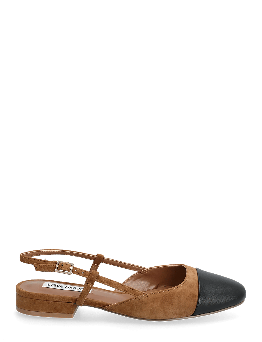 Steve Madden - Belinda Ballerina - konfirmation - dk chestnut blk - 1