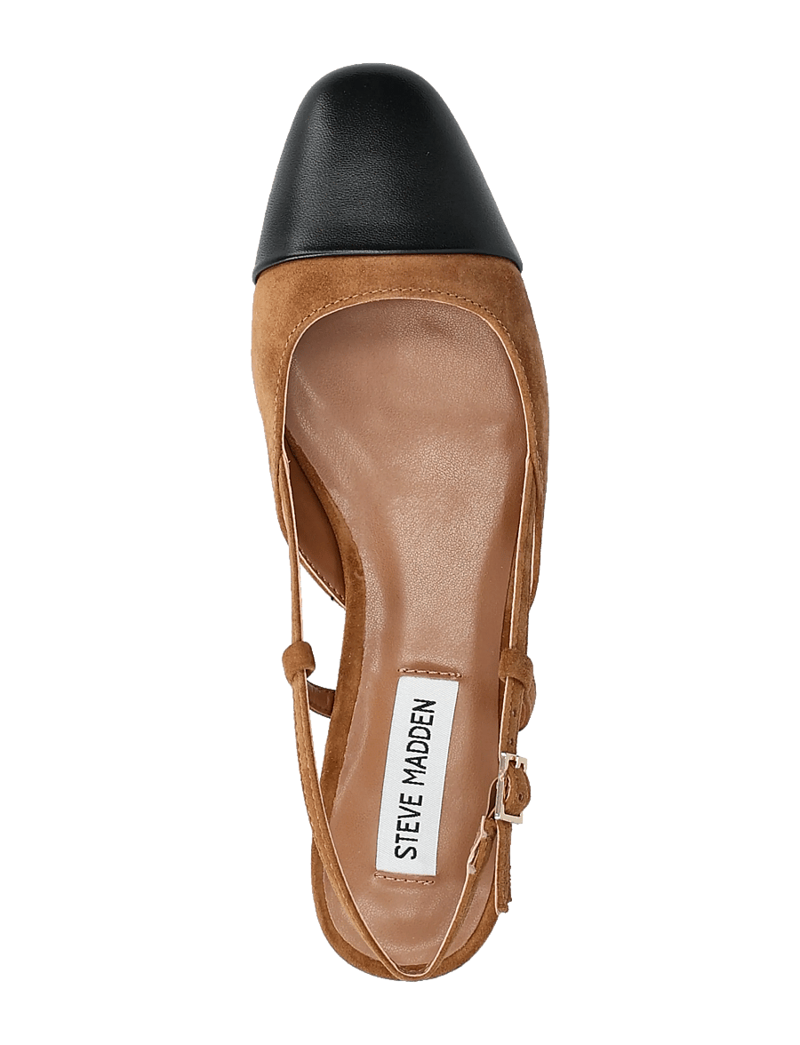 Steve Madden - Belinda Ballerina - konfirmation - dk chestnut blk - 3