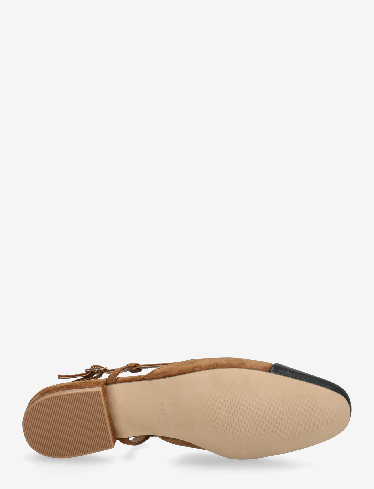 Steve Madden - Belinda - platta slingbacks - dk chestnut blk - 4