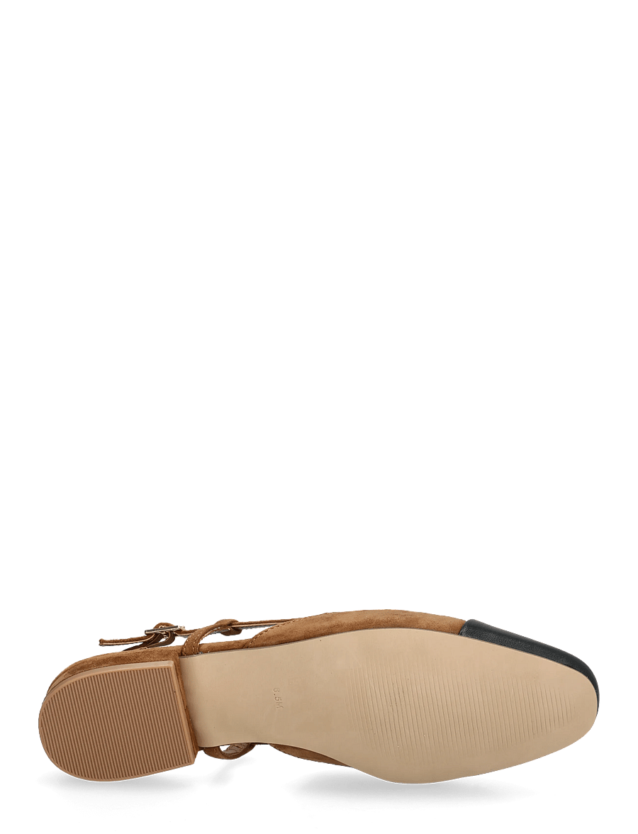 Steve Madden - Belinda Ballerina - konfirmation - dk chestnut blk - 4