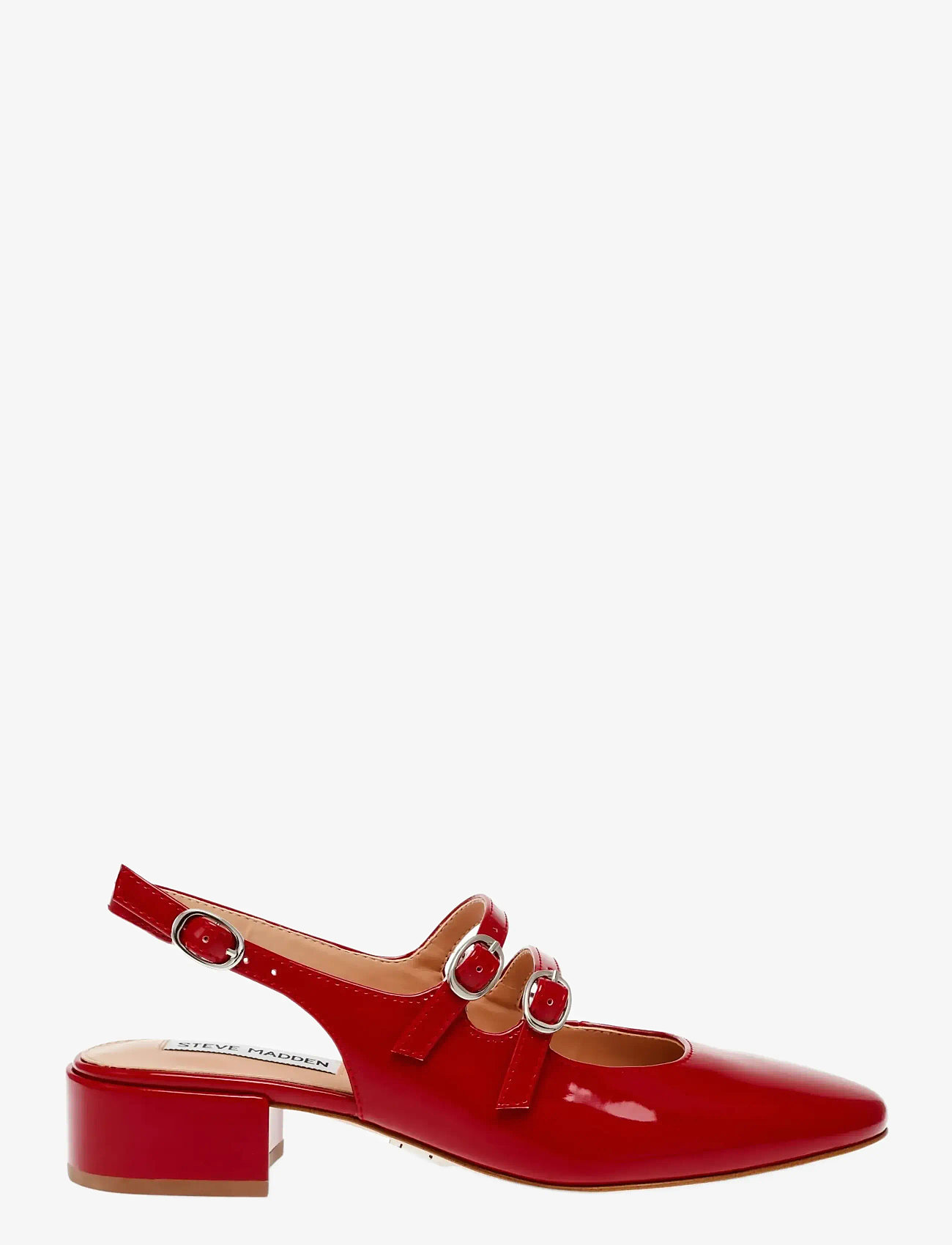Steve Madden - City View - heeled slingbacks - red patent - 1