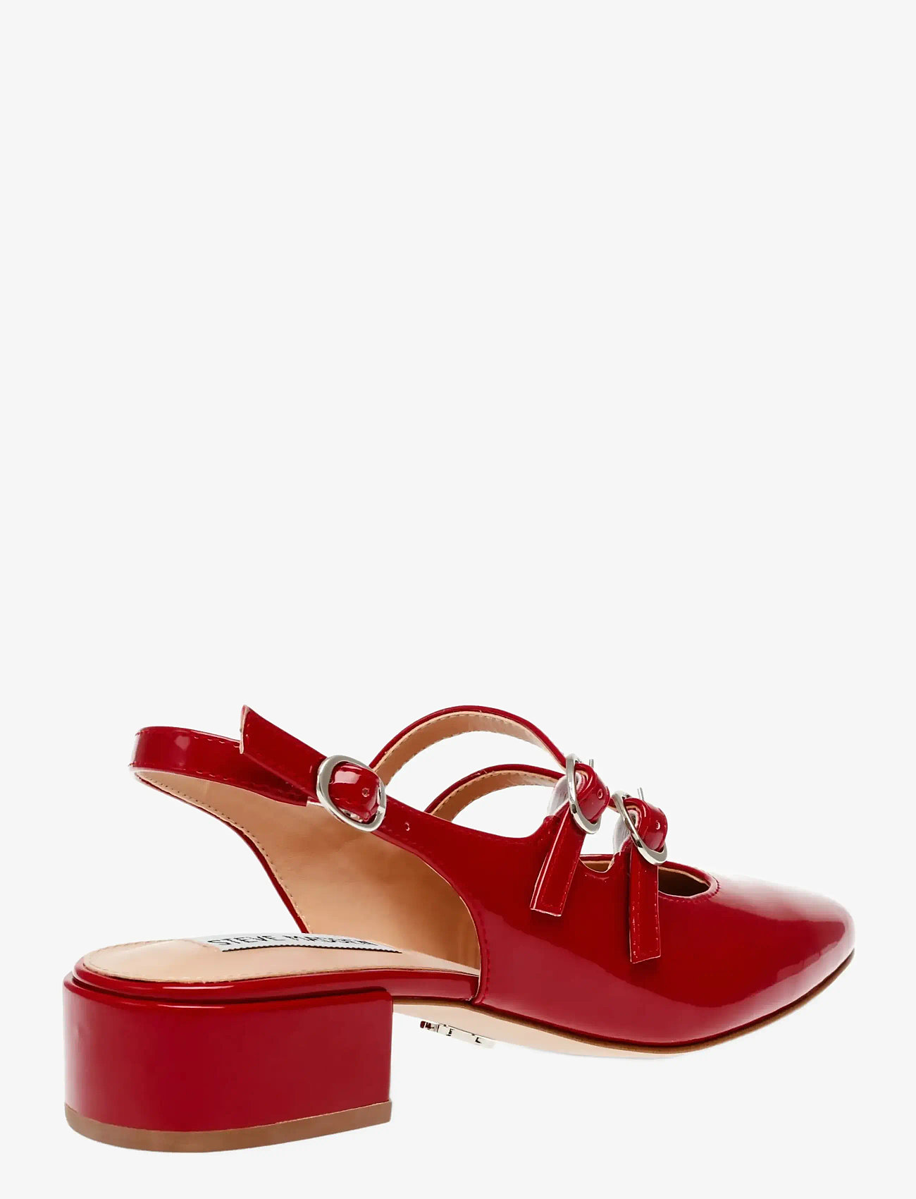 Steve Madden - City View - heeled slingbacks - red patent - 2