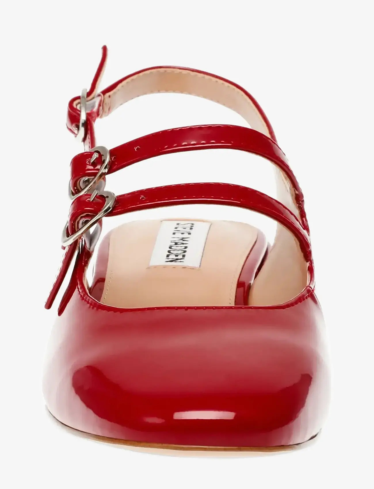 Steve Madden - City View - heeled slingbacks - red patent - 3
