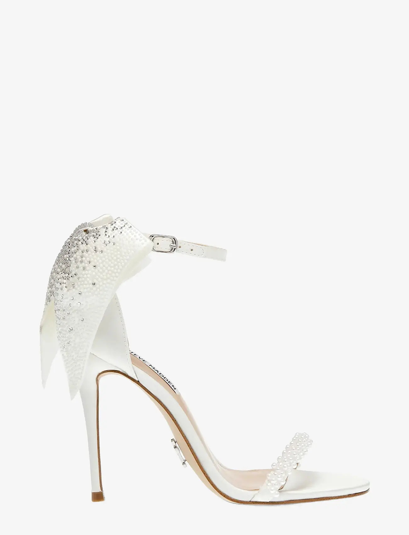 Steve Madden - Bellarosa-P - sandaler med hæl - ivory satin - 1