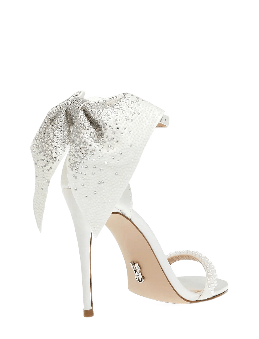 Steve Madden - Bellarosa-P - korolliset sandaalit - ivory satin - 2