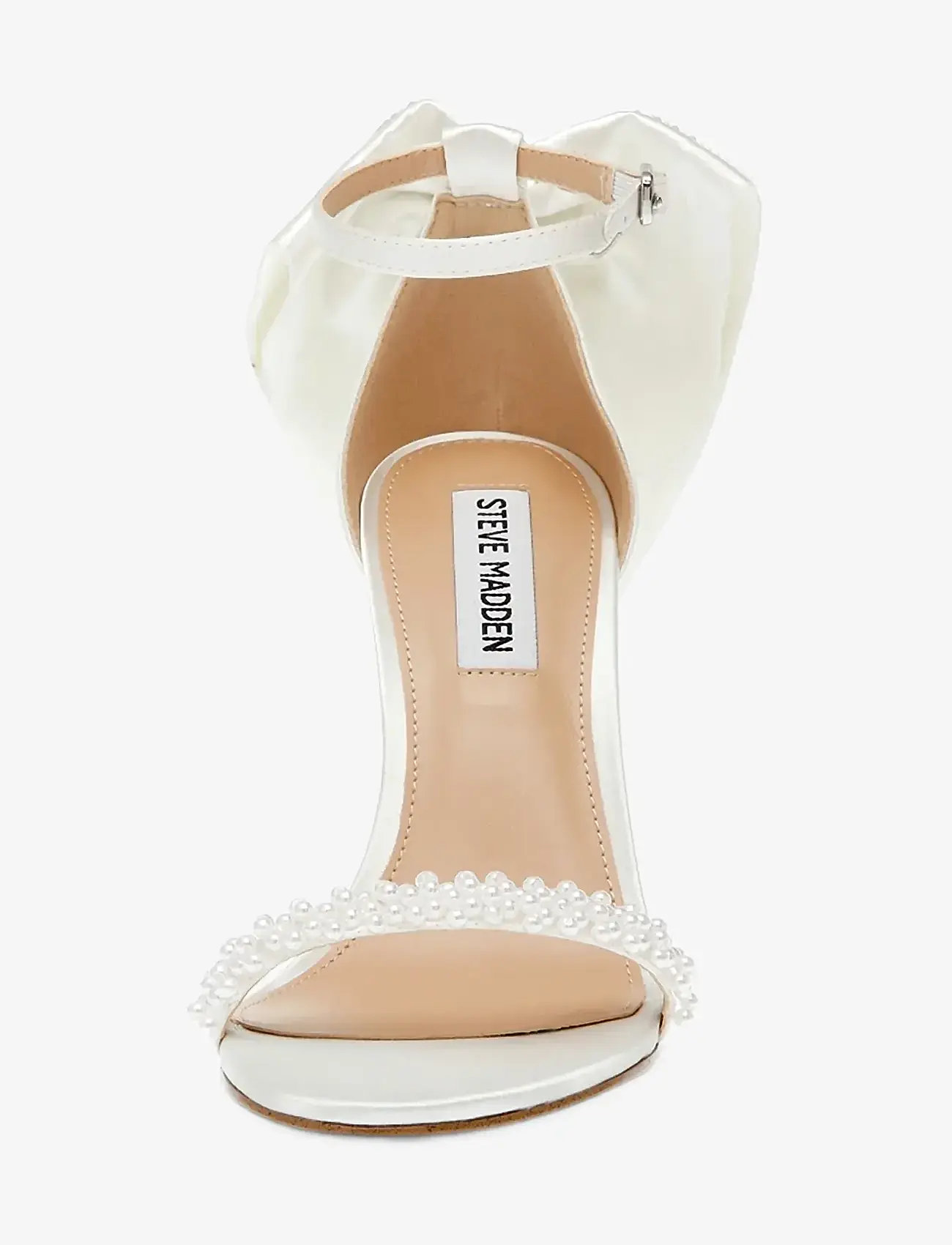 Steve Madden - Bellarosa-P - sandaler med hæl - ivory satin - 3