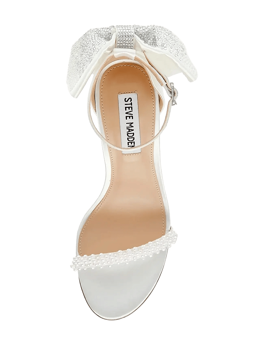 Steve Madden - Bellarosa-P - korolliset sandaalit - ivory satin - 5