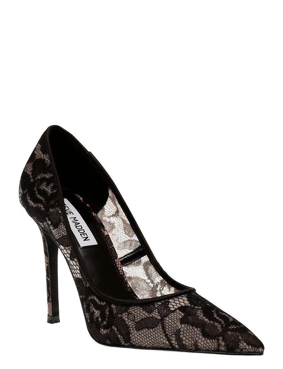 Steve Madden - Evelyn-L - pumps - black lace - 1