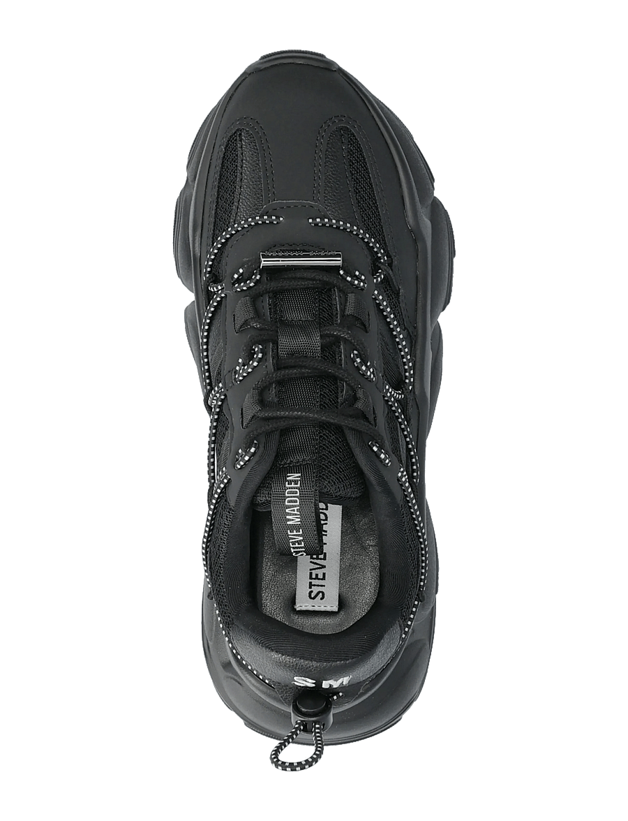 Steve Madden - Spectator - plateau-sneaker - black/black - 3