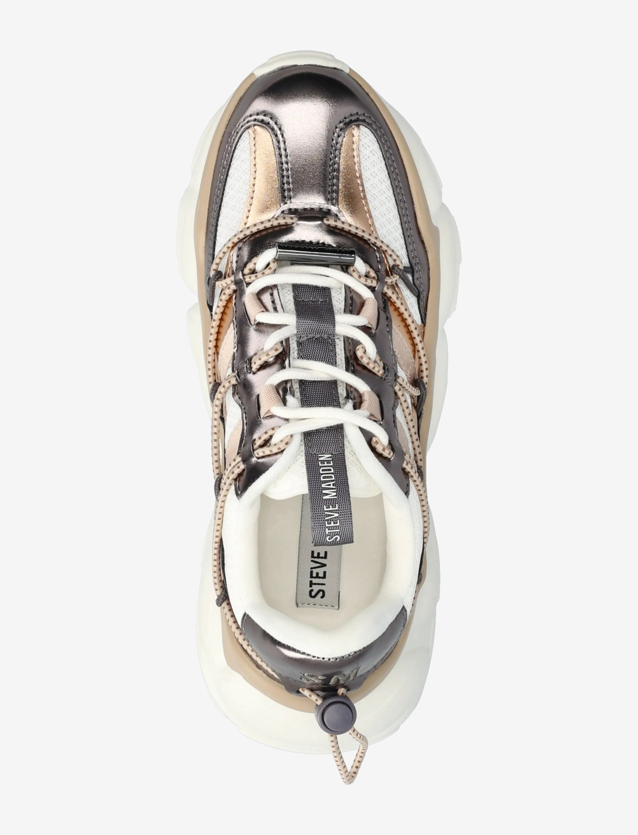 Steve Madden - Spectator - chunky sneaker - wht / silbsh - 3