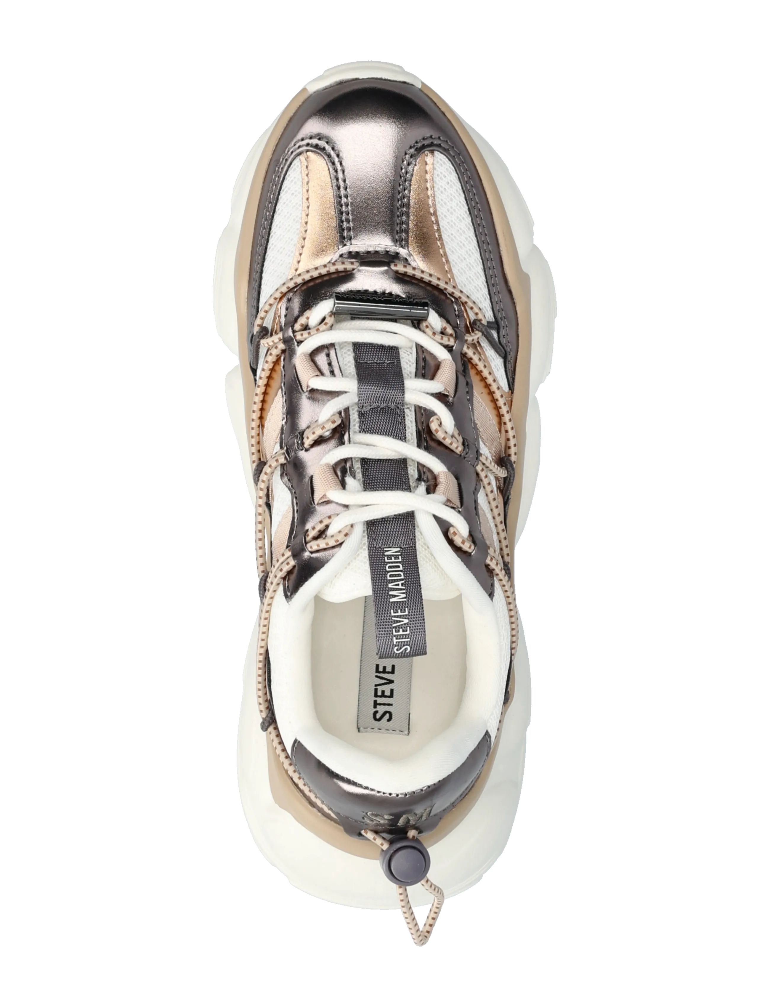 Steve Madden - Spectator - robustsed tossud - wht / silbsh - 3