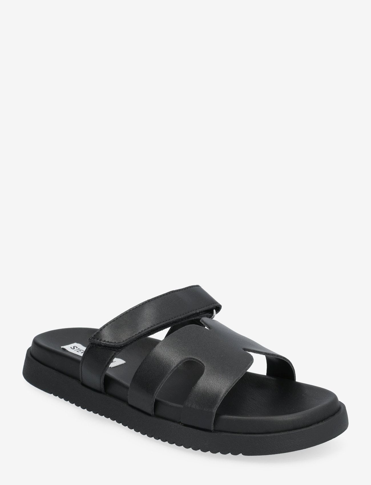 Steve Madden - Missile - flat sandals - blk action leather - 0