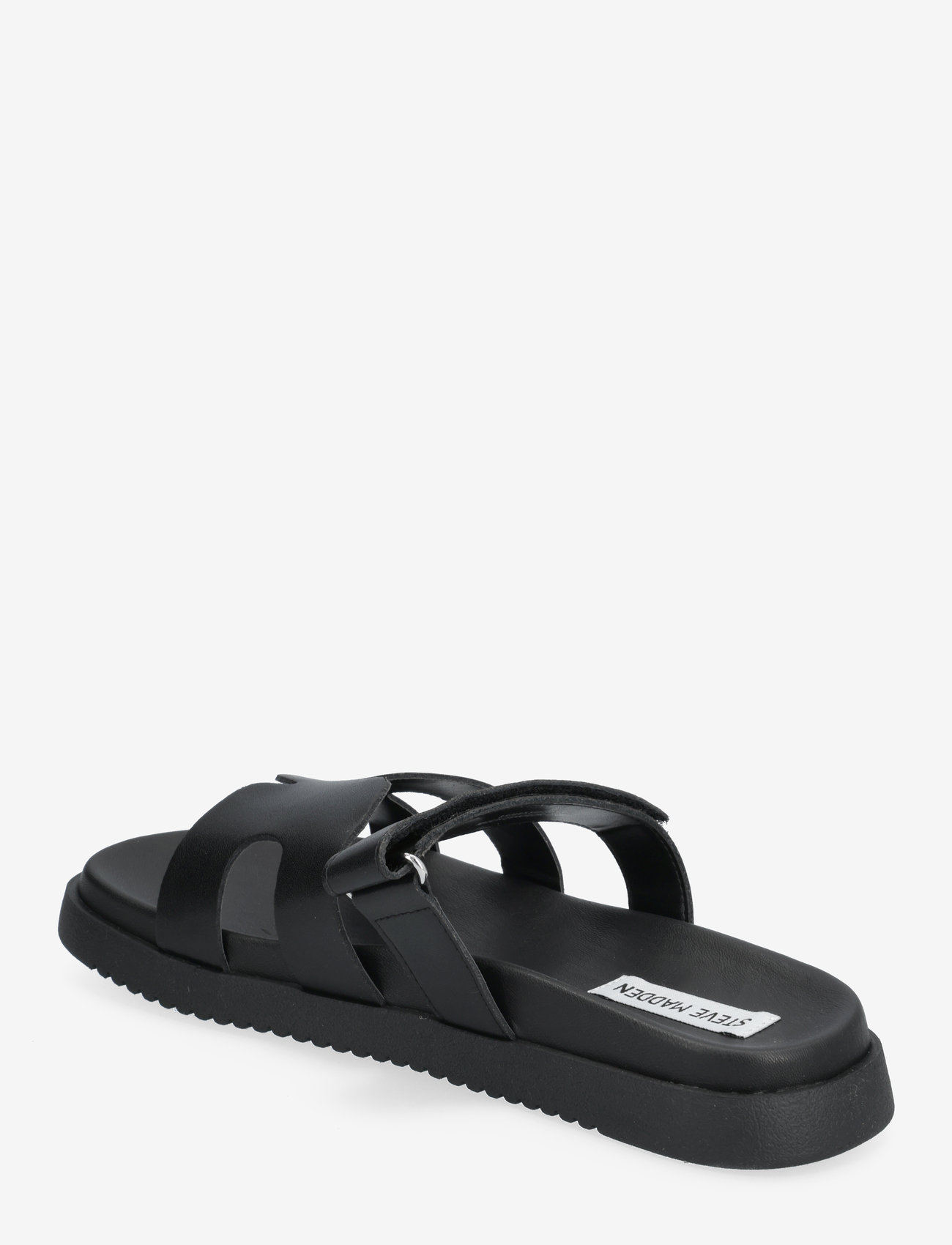 Steve Madden - Missile - flat sandals - blk action leather - 2