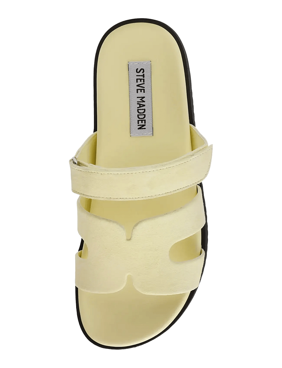 Steve Madden - Missile Sandal - madalad sandaalid - butter ylw sue - 5