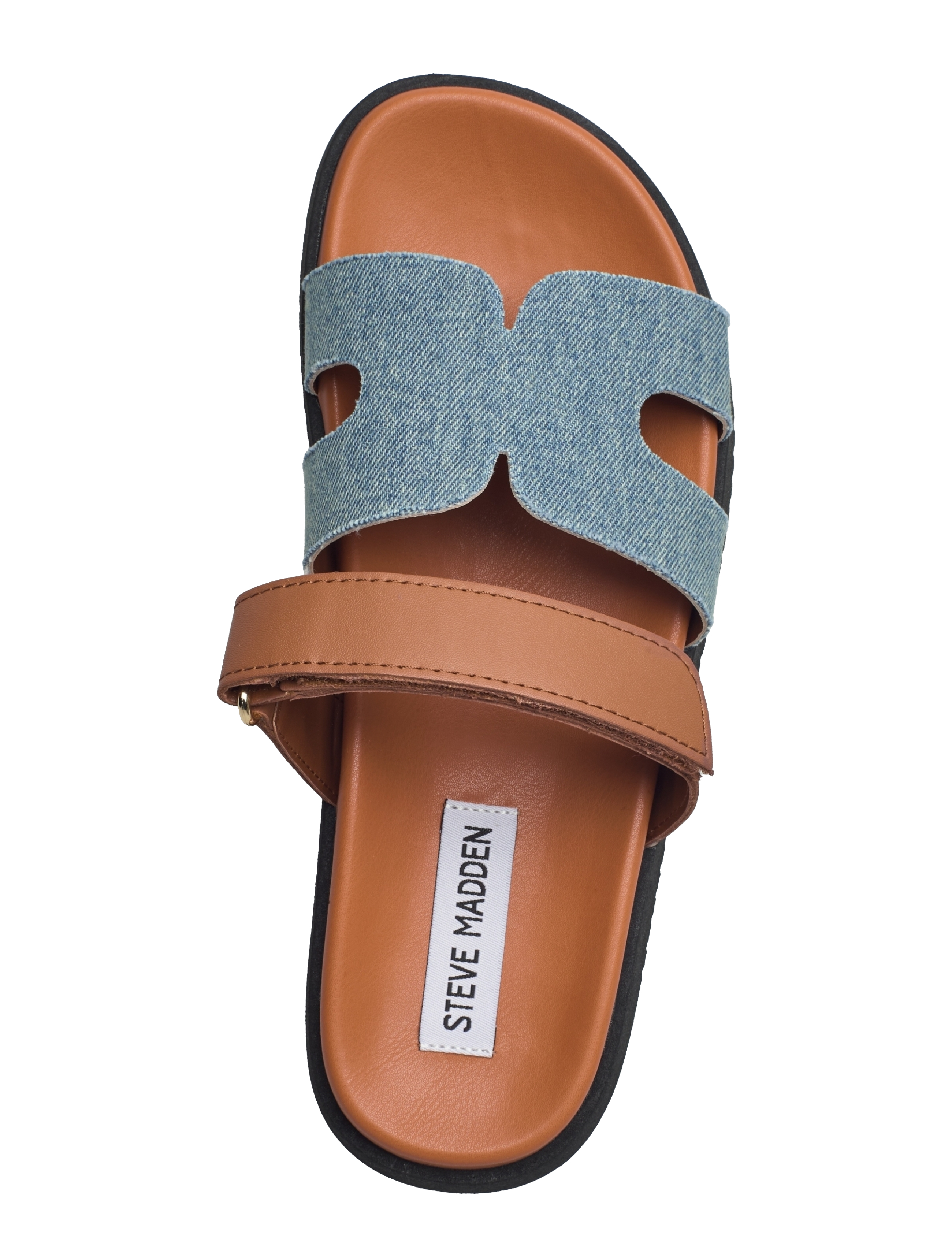 Steve Madden - Missile Sandal - flat sandals - denim multi - 3