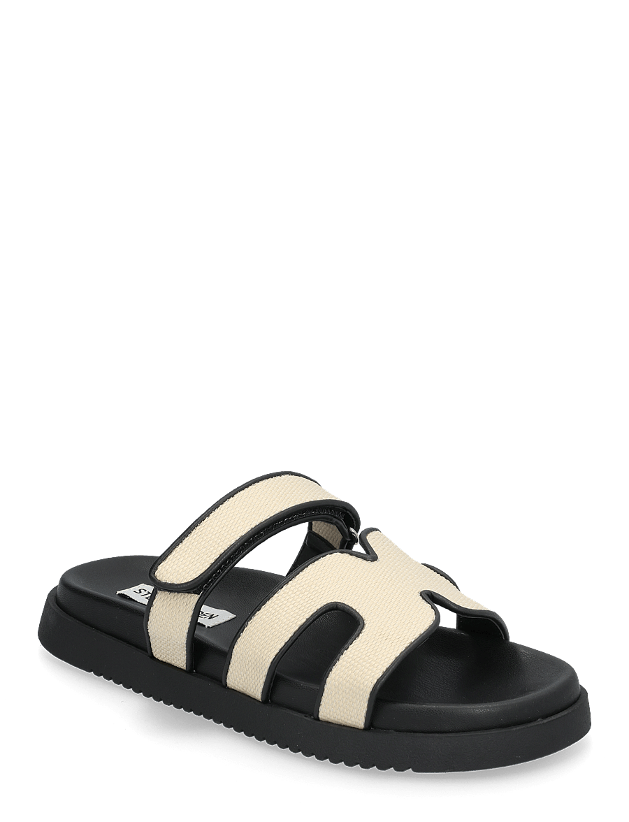Steve Madden - Missile - platta sandaler - nat black raffia - 0