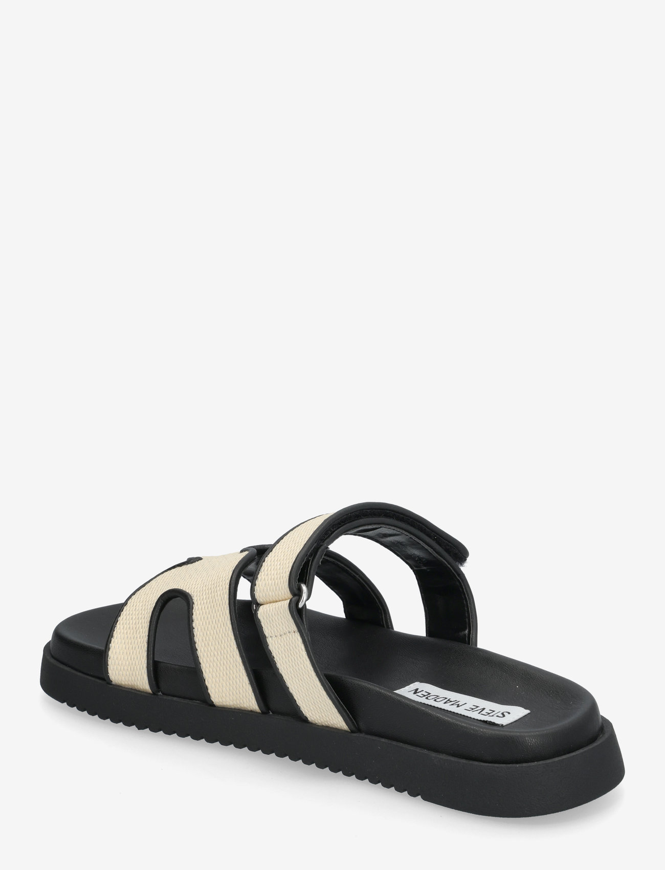 Steve Madden - Missile Sandal - flade sandaler - nat black raffia - 2