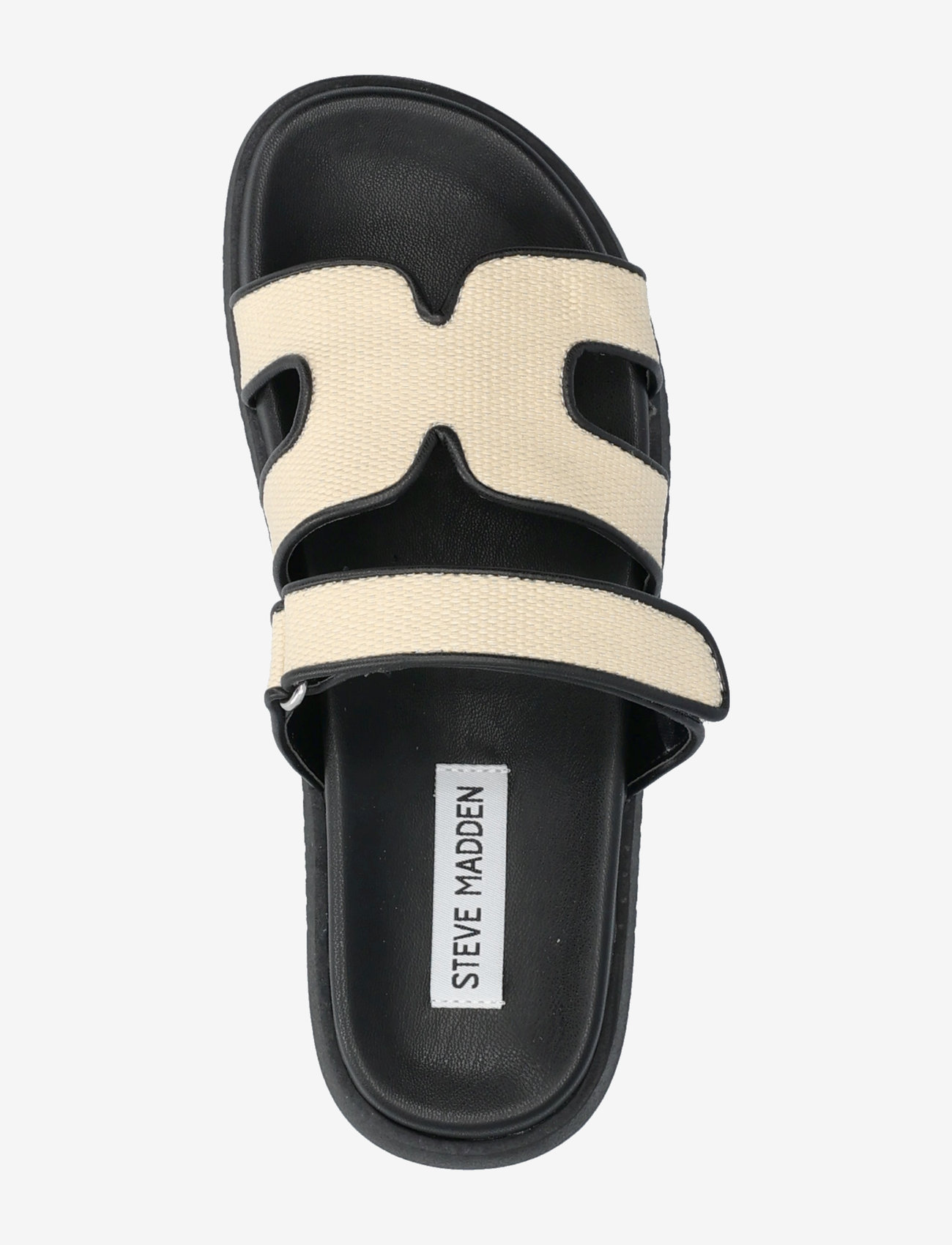 Steve Madden - Missile Sandal - flade sandaler - nat black raffia - 3