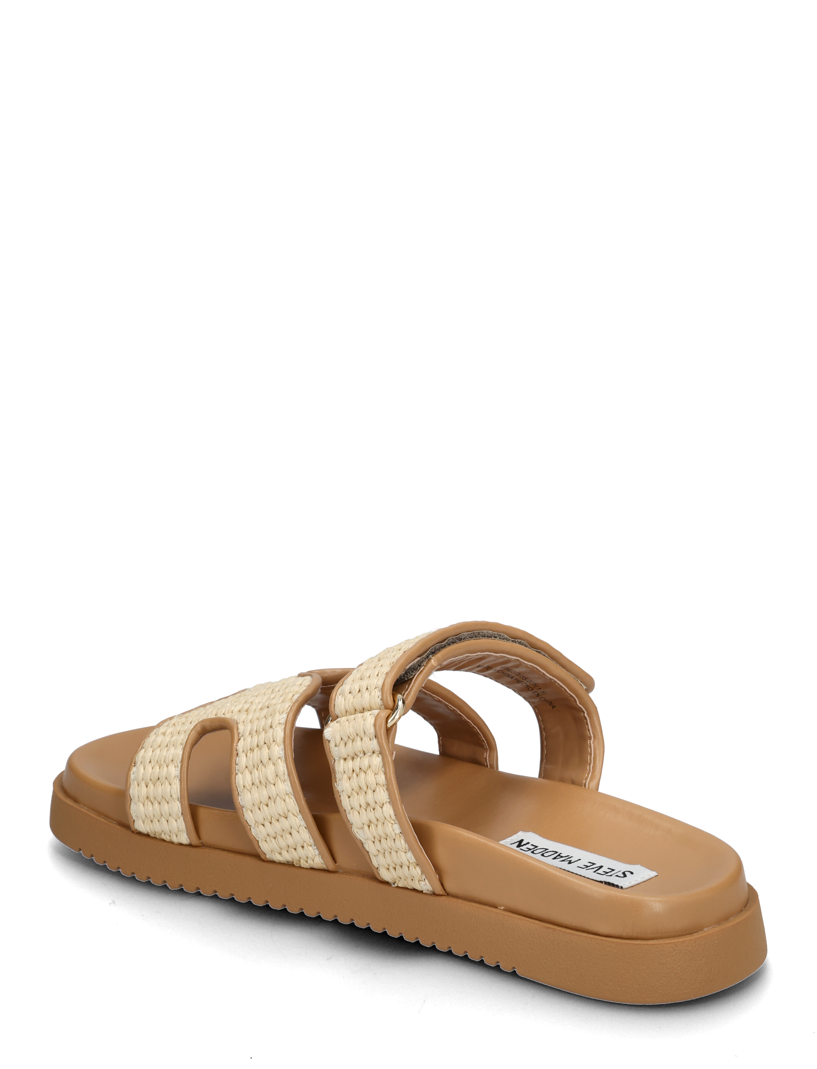 Steve Madden - Missile Sandal - flache sandalen - nat raffia - 2