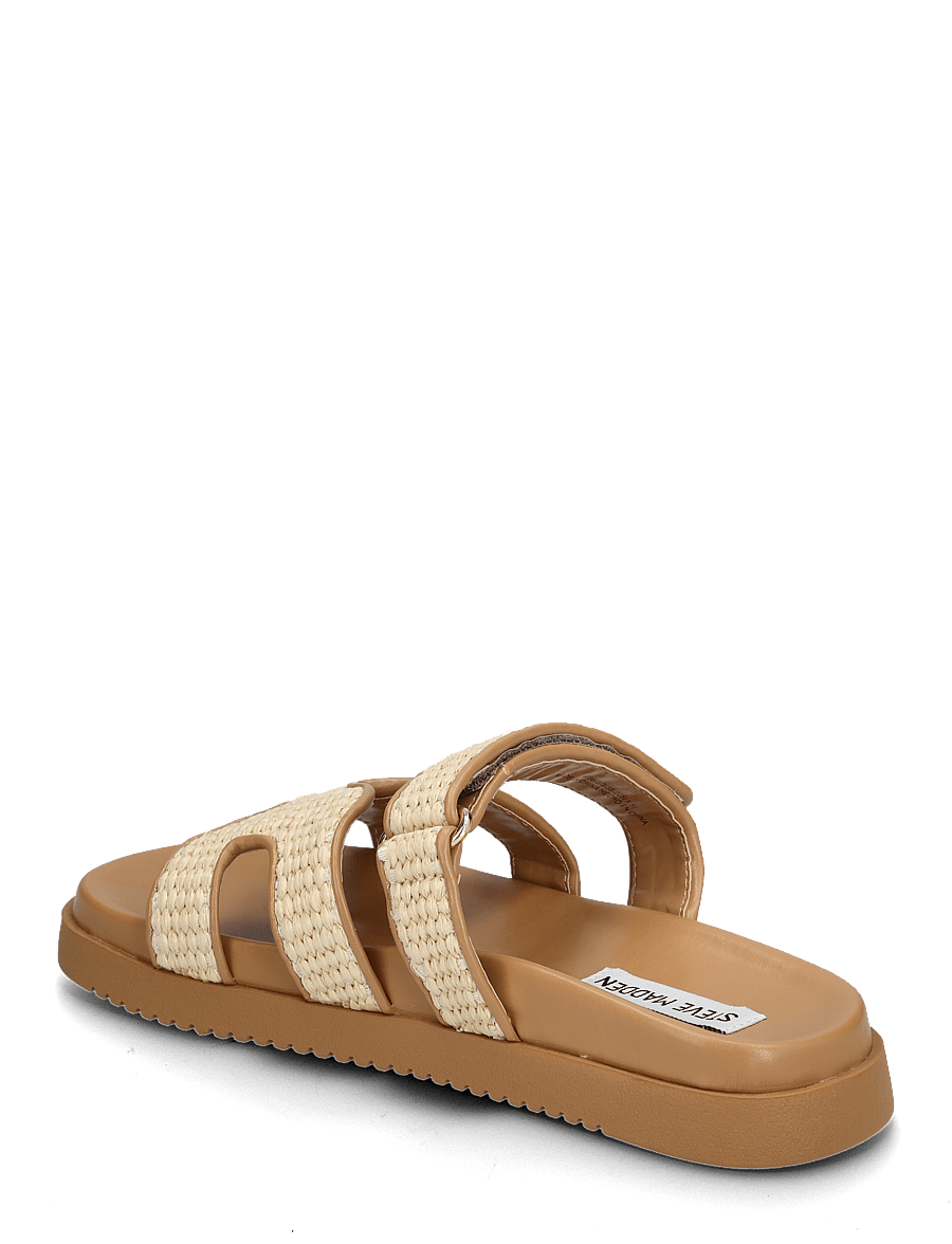 Steve Madden - Missile - flache sandalen - nat raffia - 2