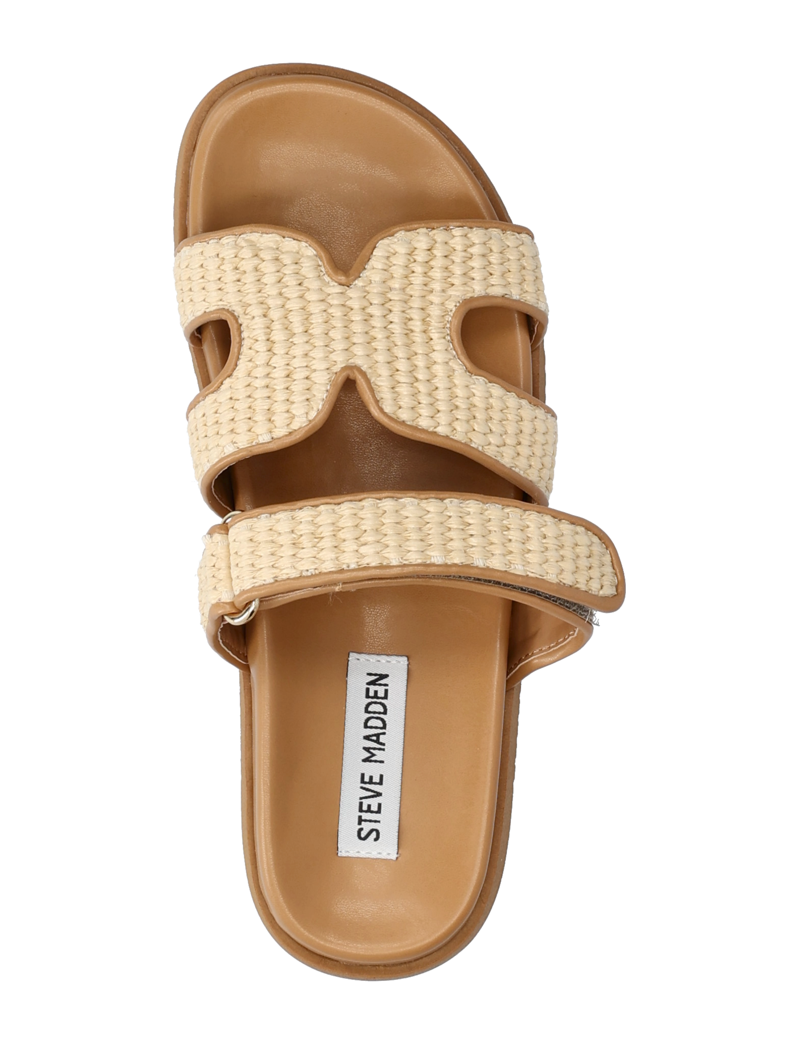 Steve Madden - Missile Sandal - flache sandalen - nat raffia - 3