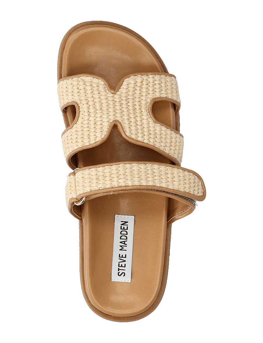 Steve Madden - Missile - flache sandalen - nat raffia - 3