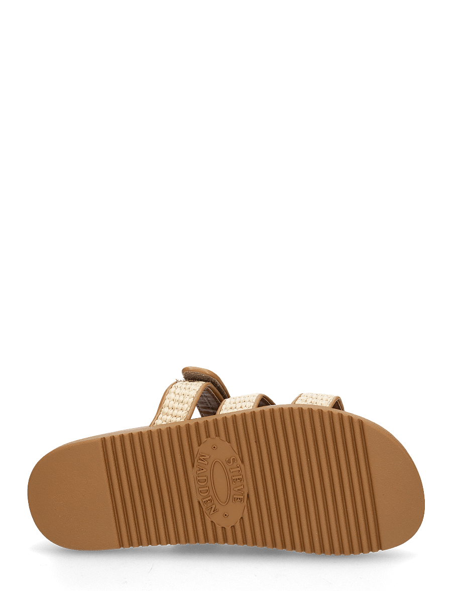Steve Madden - Missile - flache sandalen - nat raffia - 4