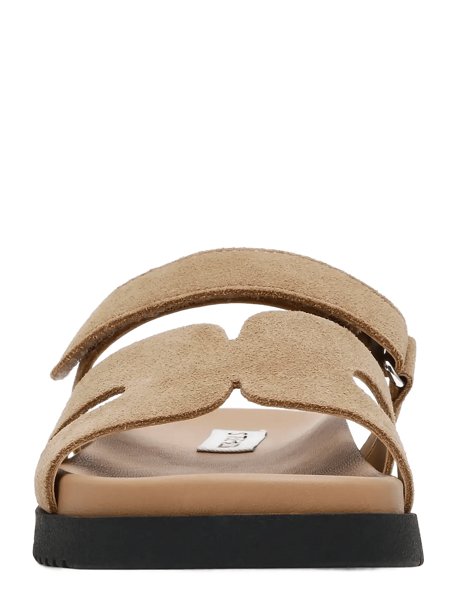 Steve Madden - Missile Sandal - flache sandalen - taupe suede - 3