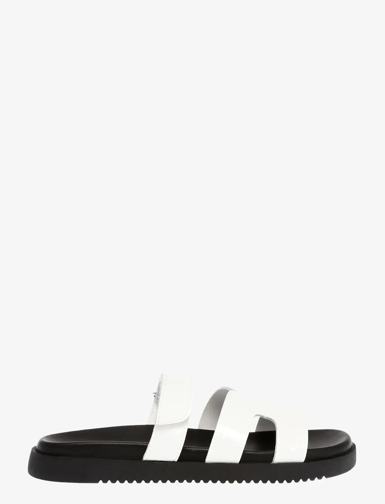 Steve Madden - Missile Sandal - flache sandalen - white action leather - 0